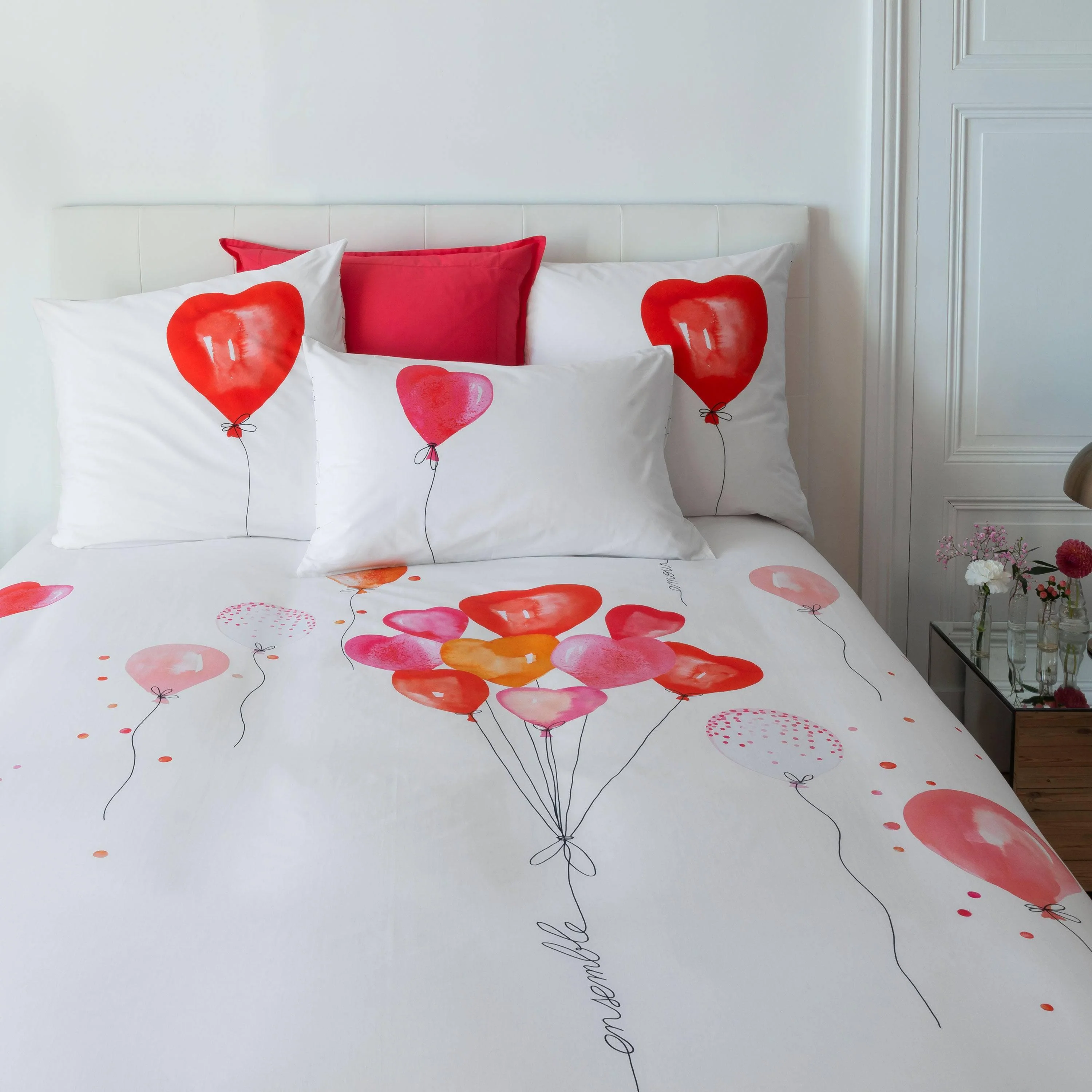 Mon Amour Cotton Percale Duvet Cover - Multicolour - Image 8