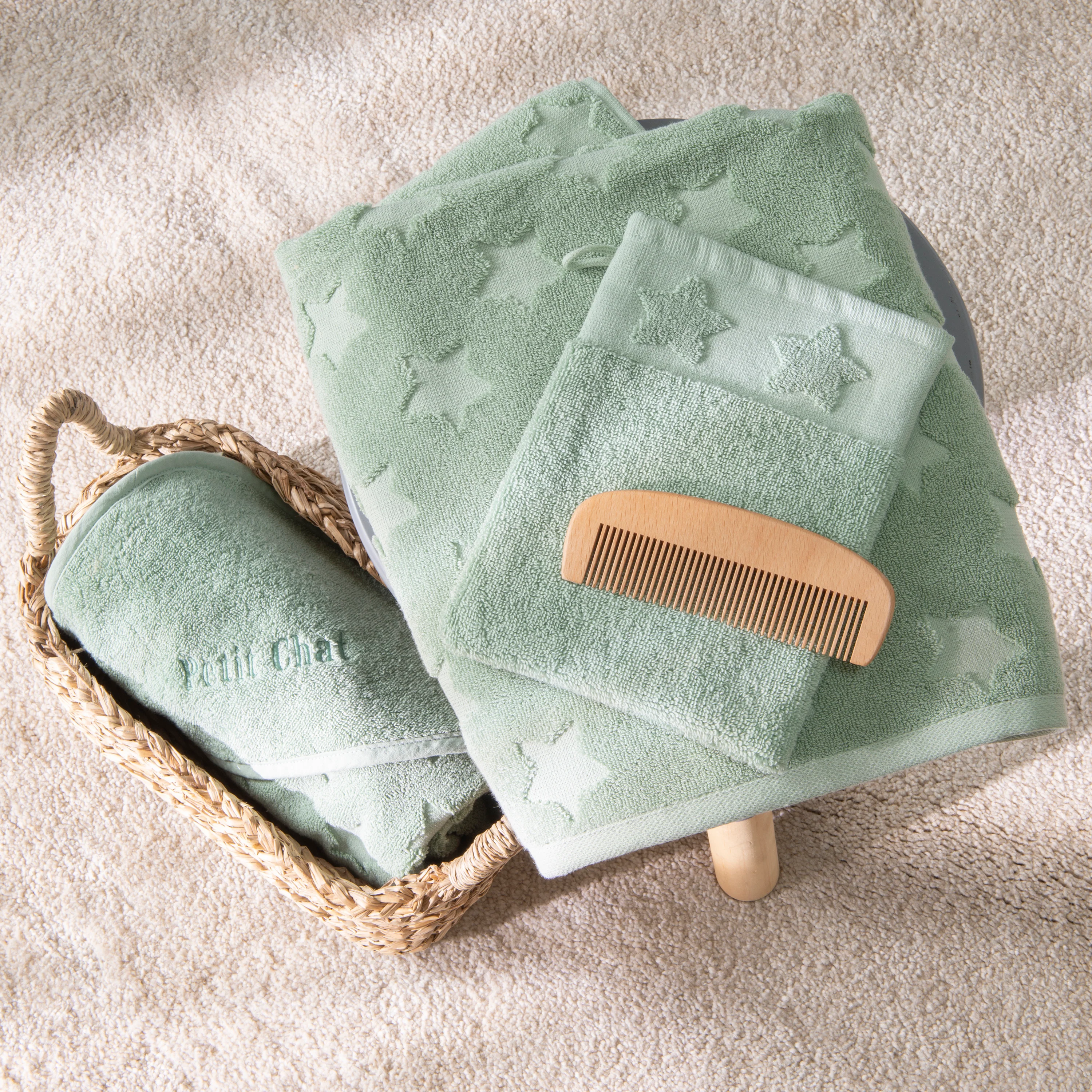 Monjour Cotton Bath Towel - Eucalyptus - Image 2