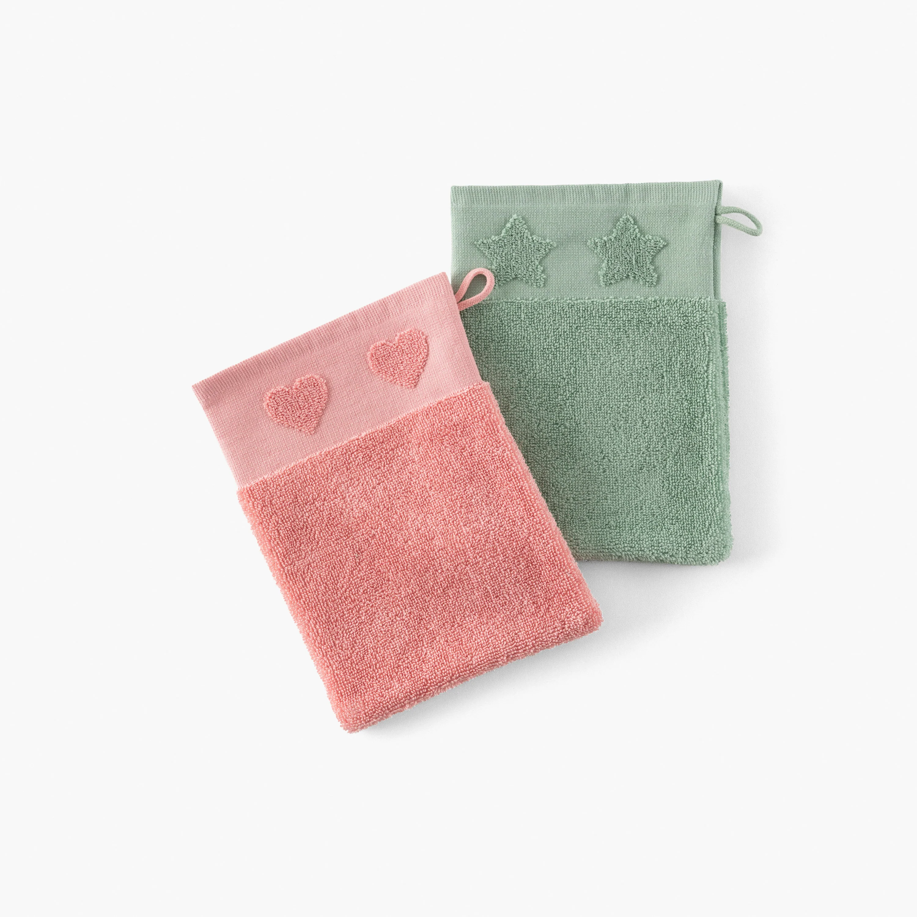 Monjour Cotton Bath Glove - Eucalyptus - Image 4