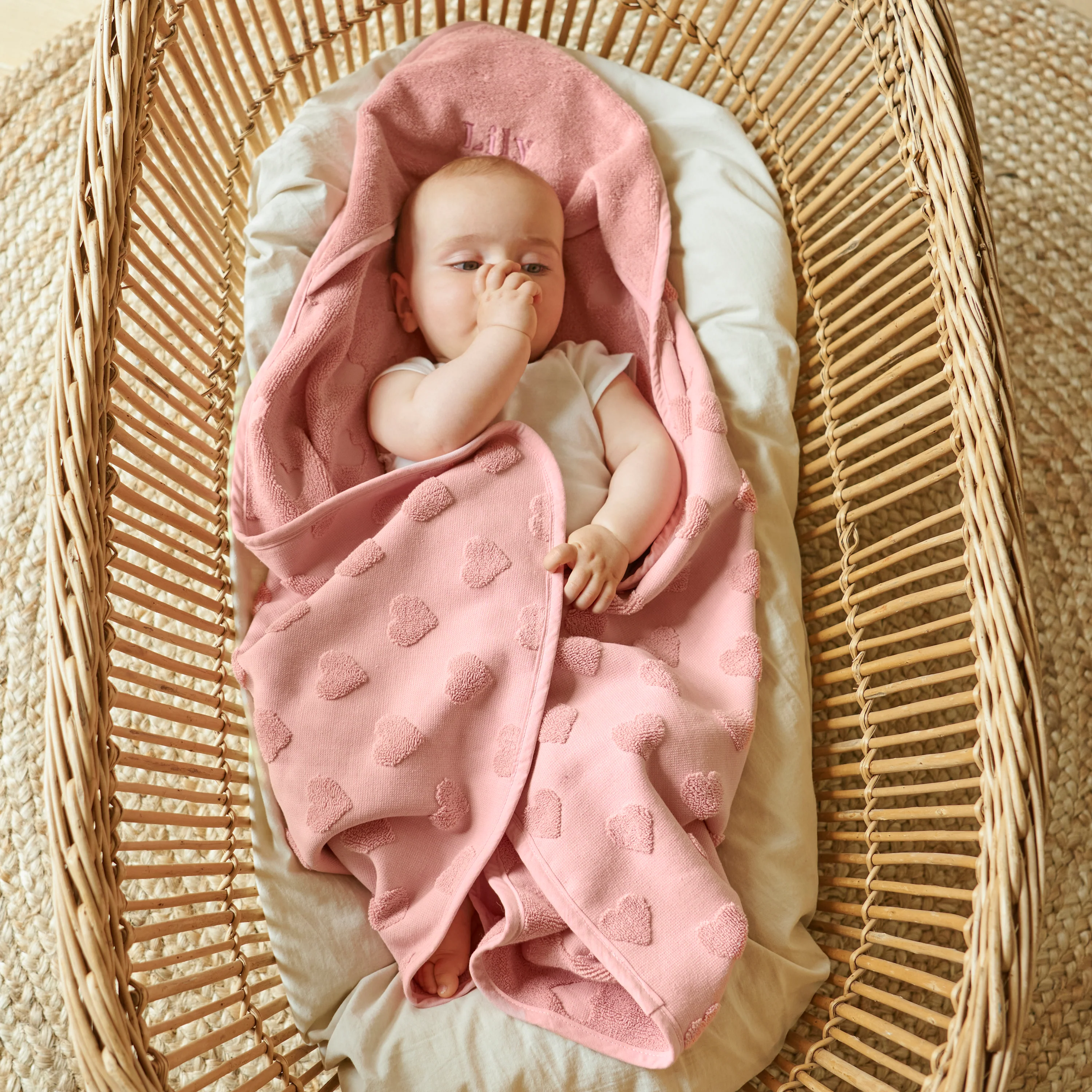 Monjour Children's Cotton Bath Cape - Sorbet - Image 5