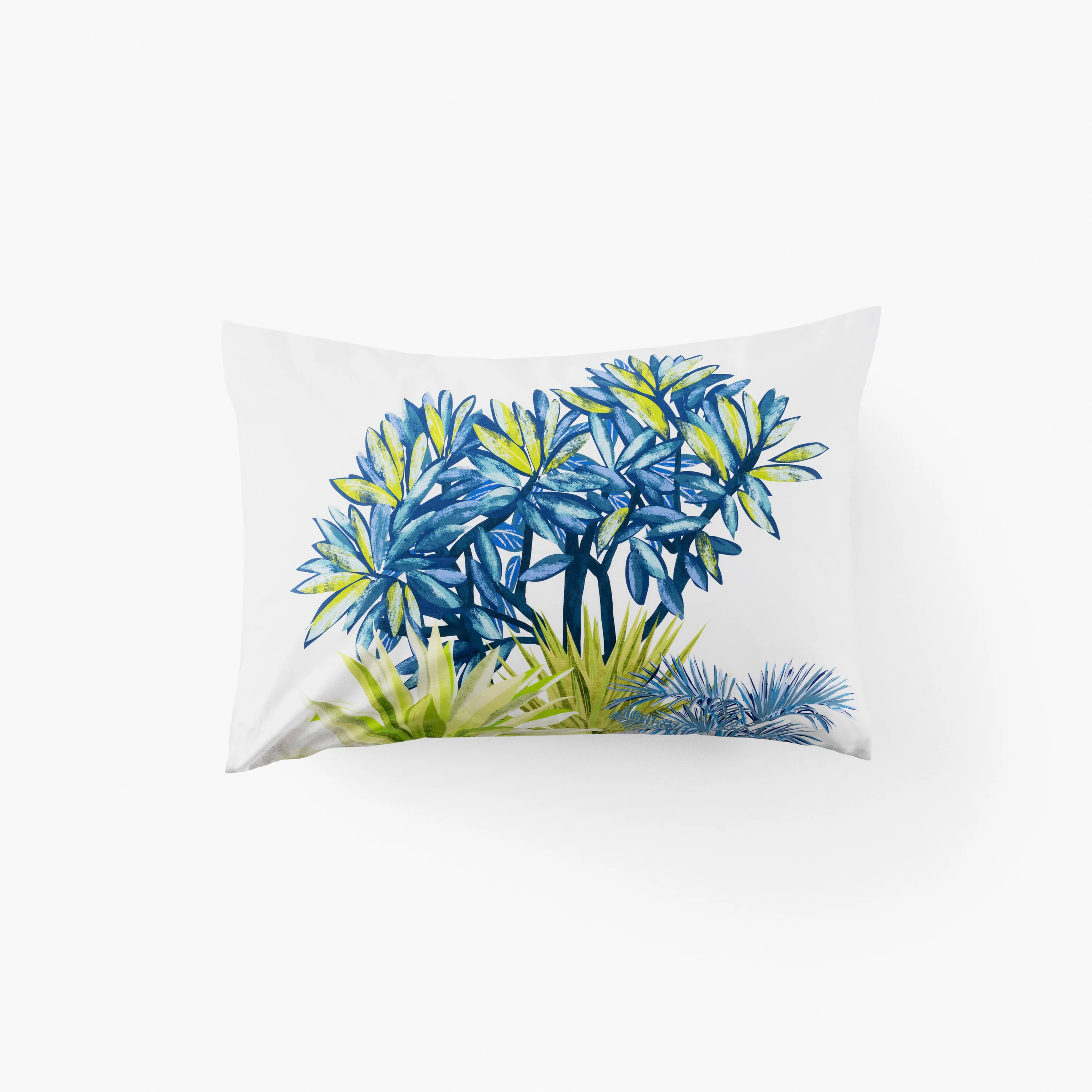 Naoussa Rectangular Cotton Pillowcase - Multicolour - Image 2