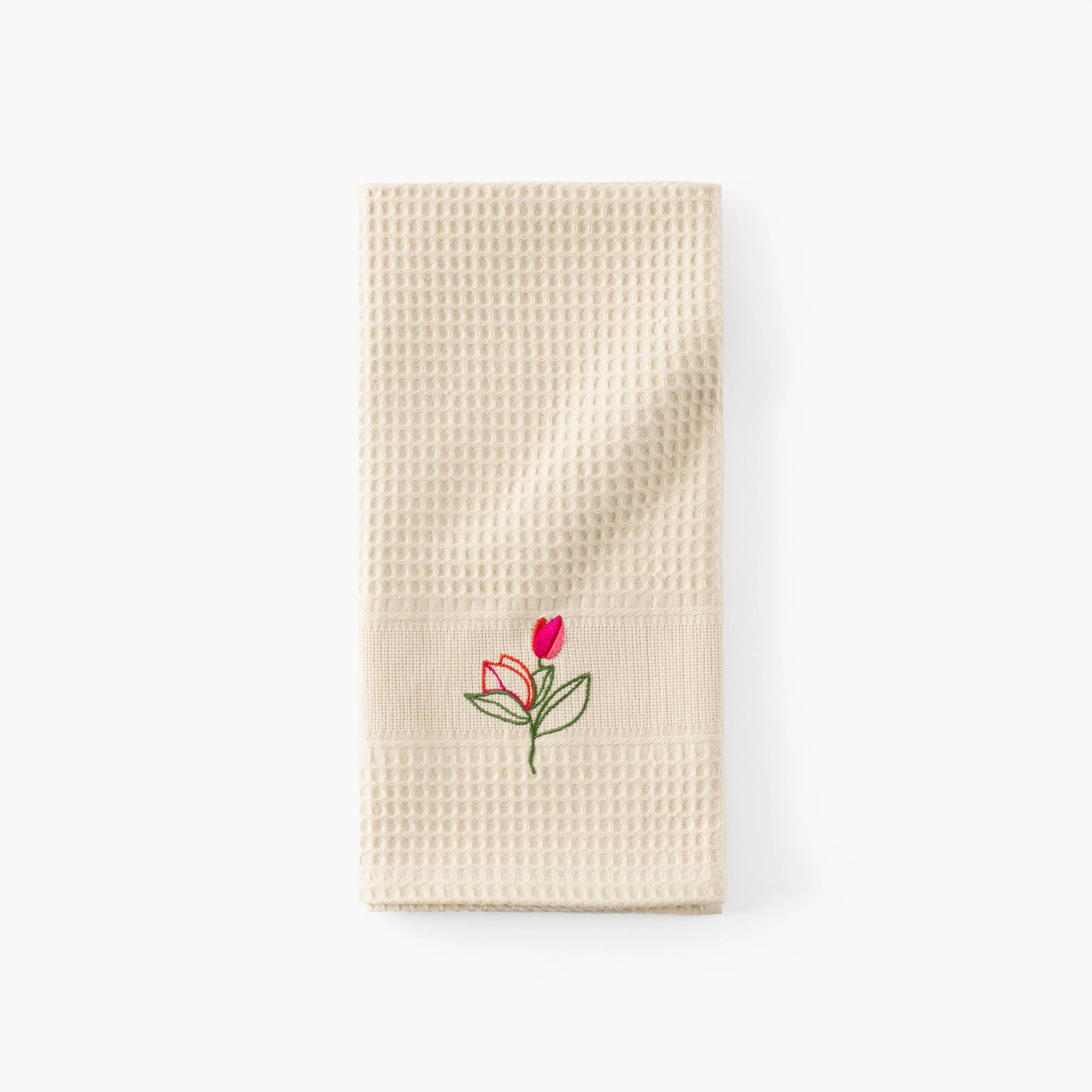 Nectar Cotton Tea Towel - Beige
