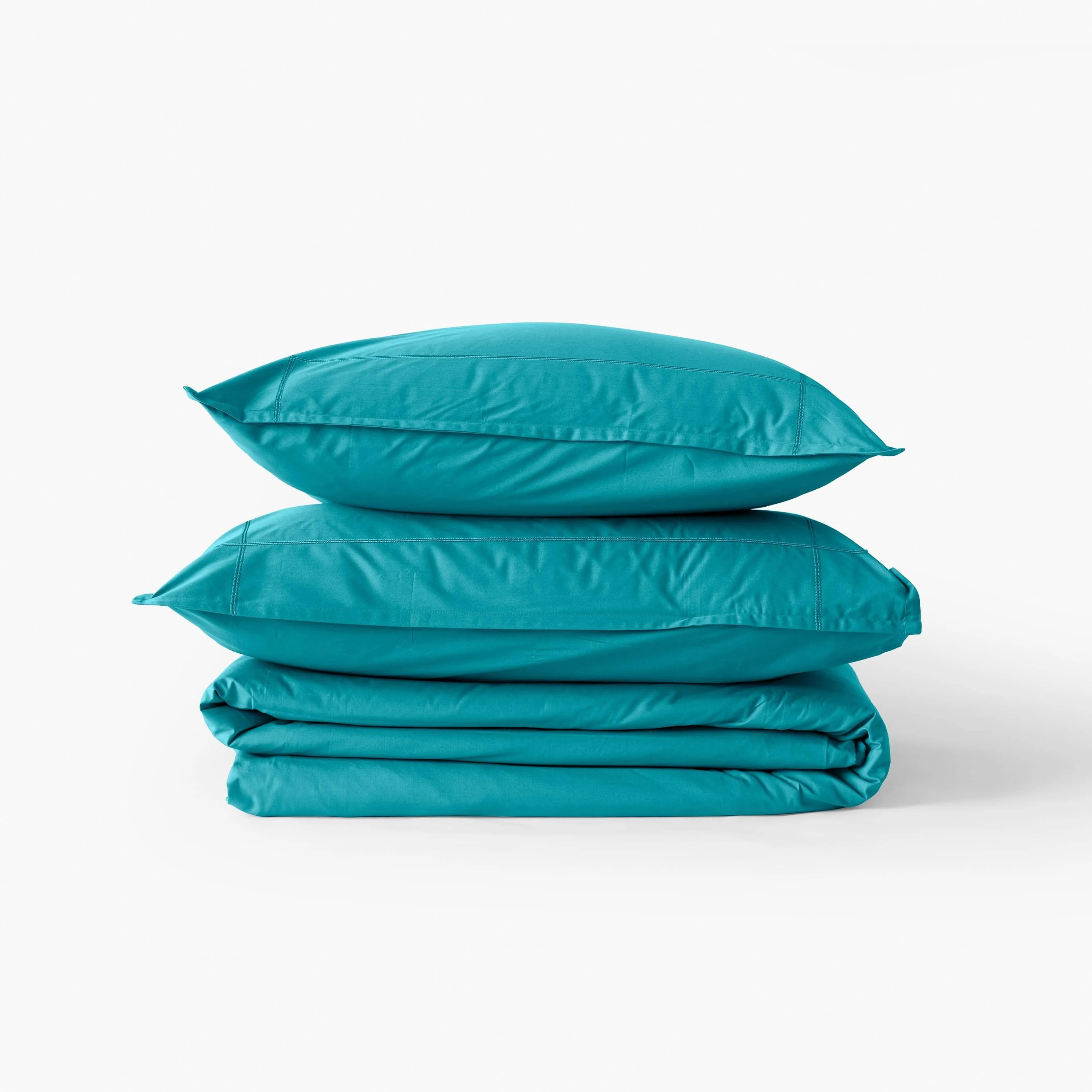 Neo Cotton Percale Duvet Cover - Duck - Image 3