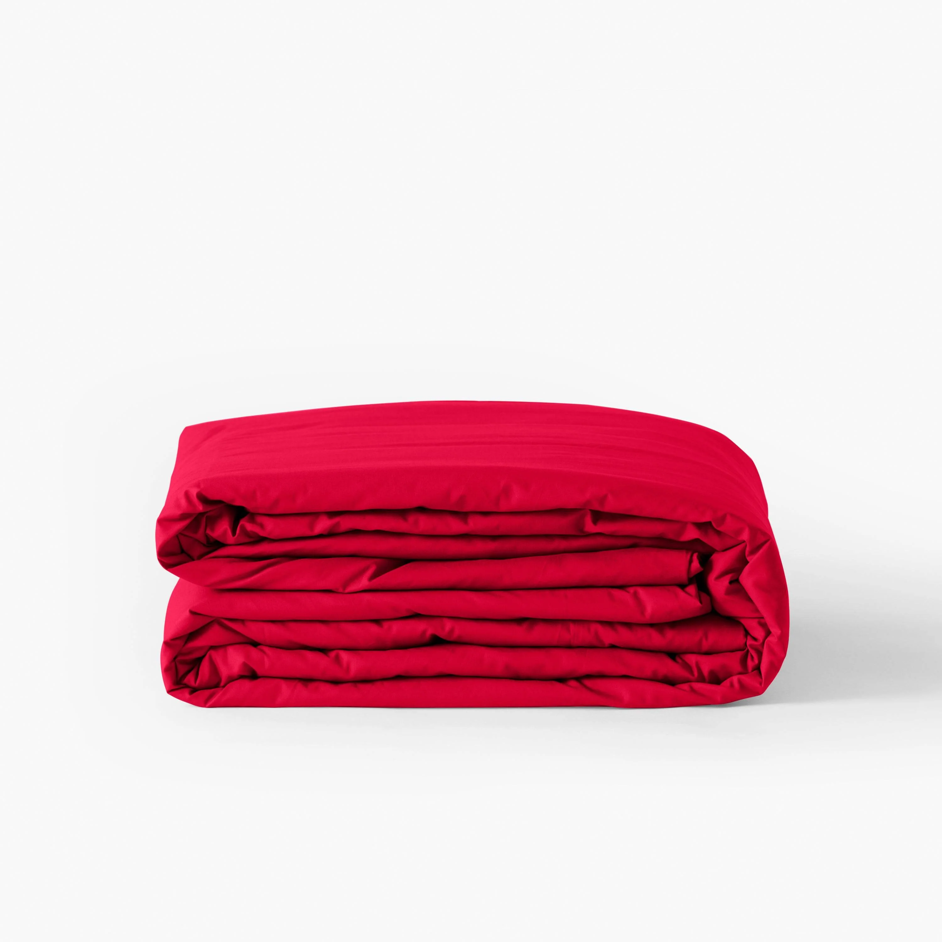Neo Cotton Percale Duvet Cover - Grenadine - Image 4