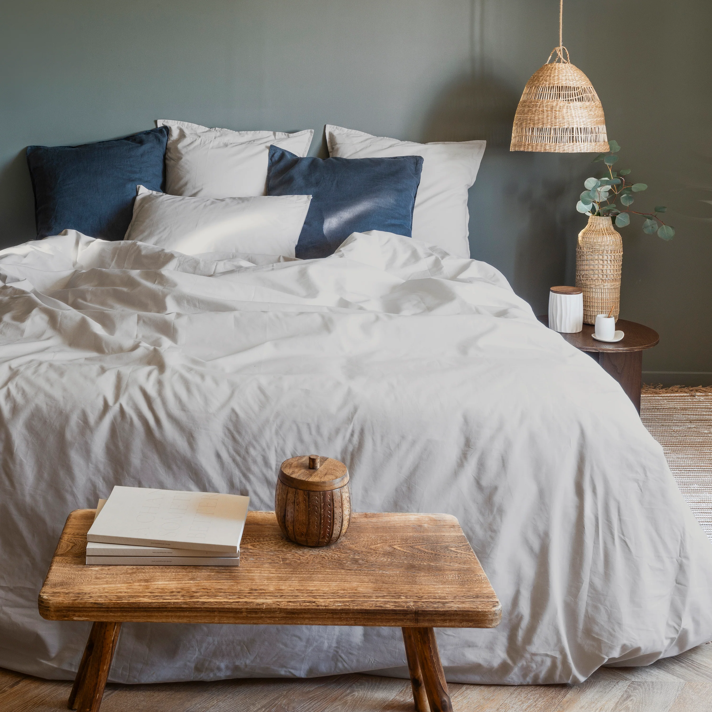Neo Cotton Duvet Cover - Beige