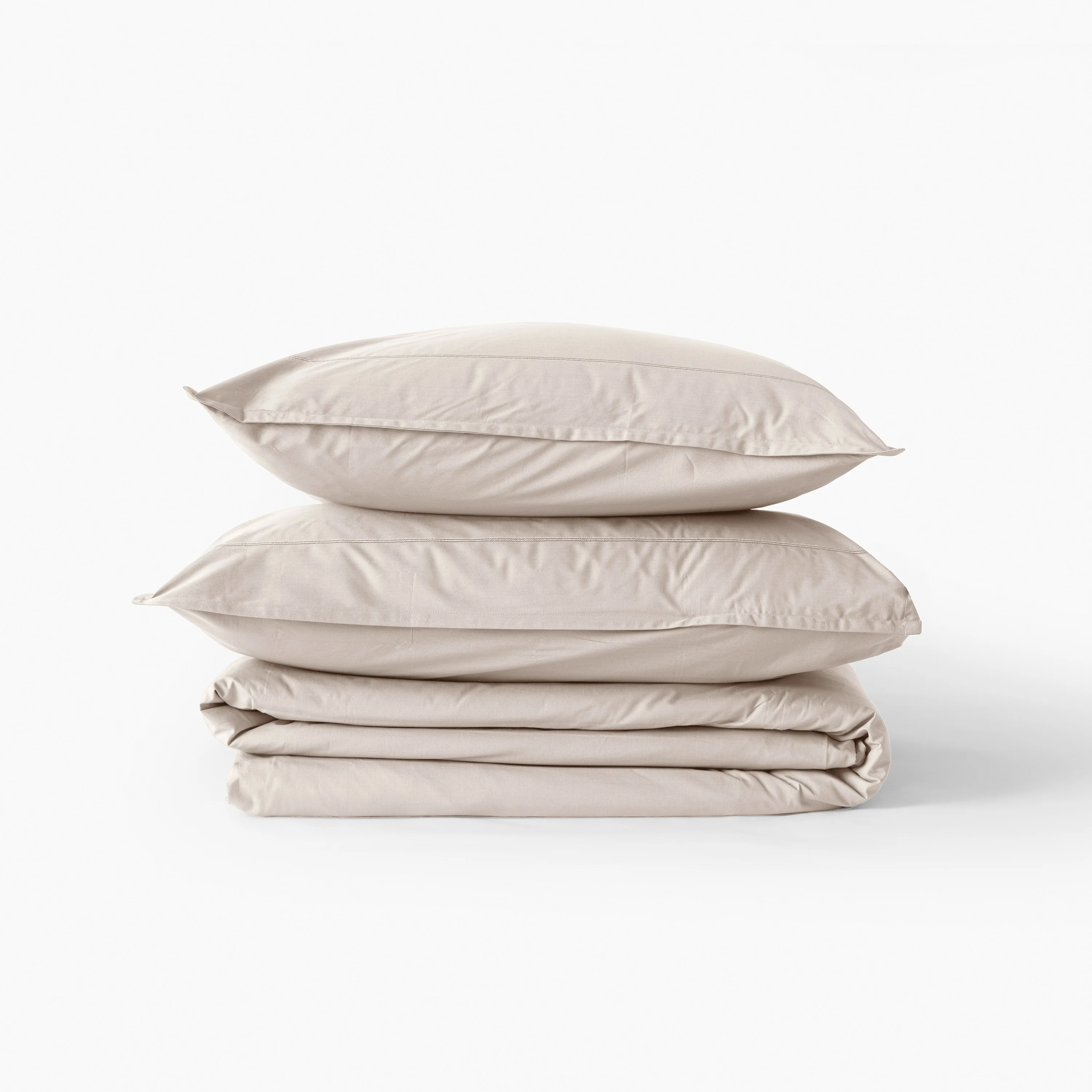Neo Cotton Duvet Cover - Beige - Image 4