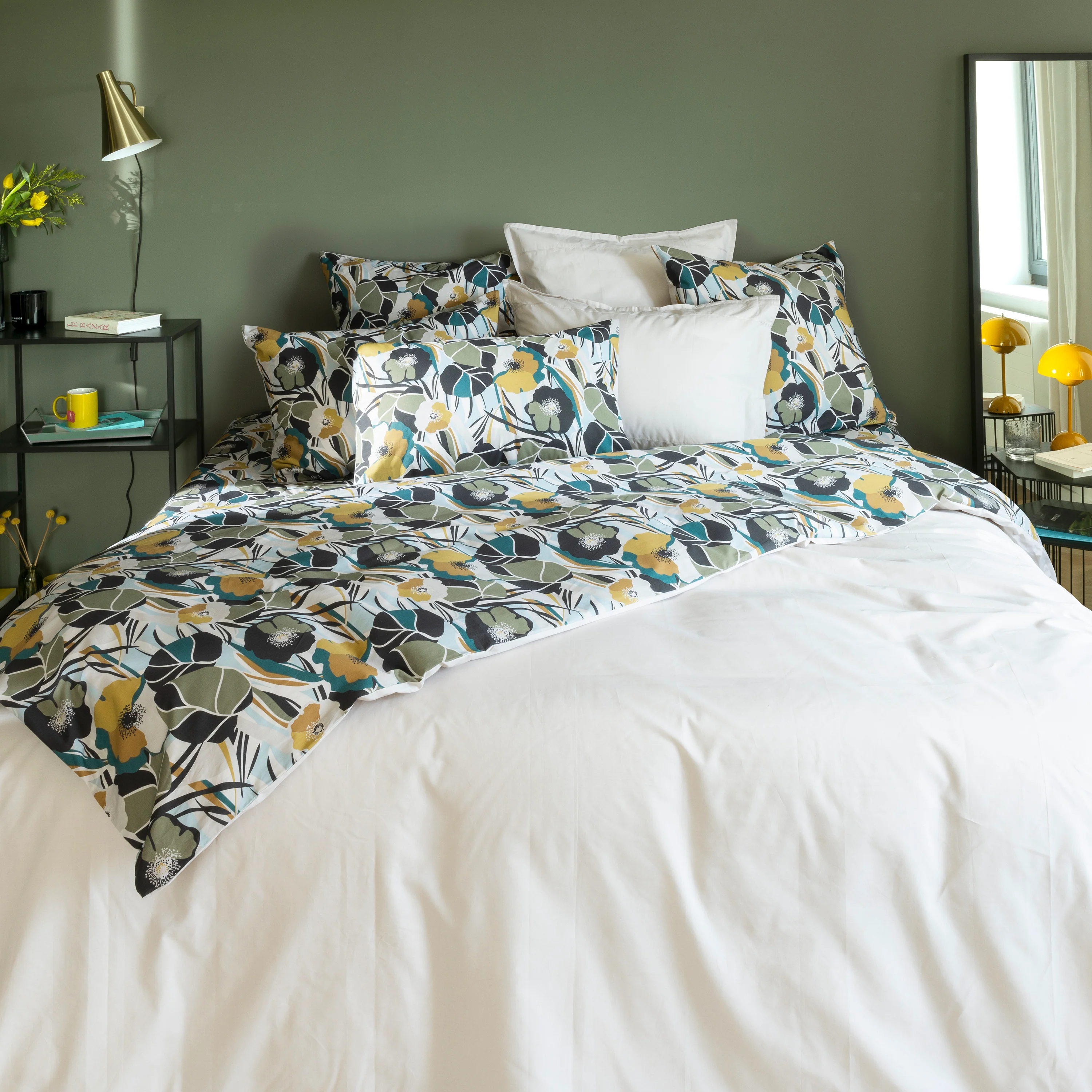 Neo Cotton Duvet Cover - Floral - Image 2