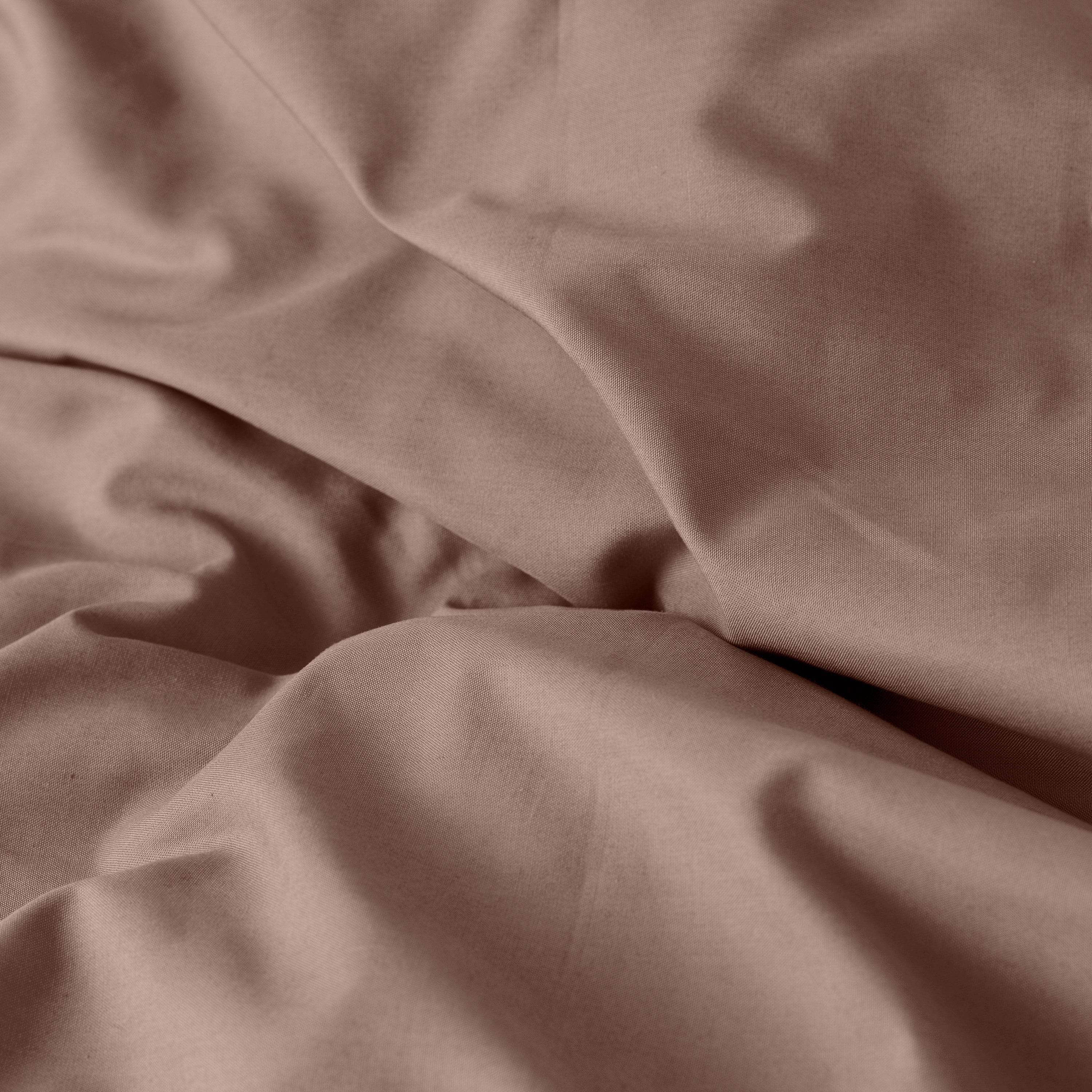 Neo Cotton Percale Duvet Cover - Taupe - Image 4