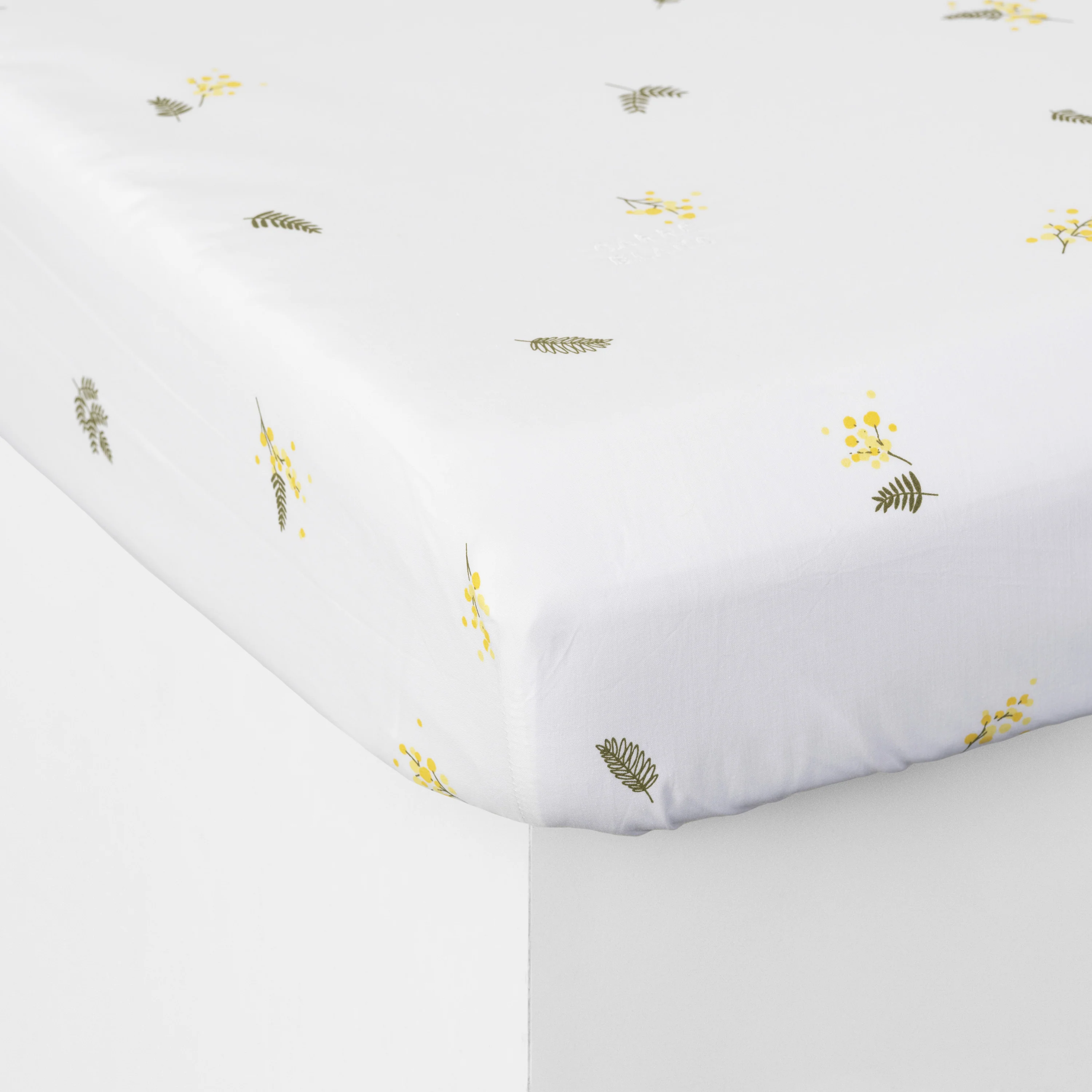 Neo Cotton Fitted Sheet - Mimosa White - Image 2