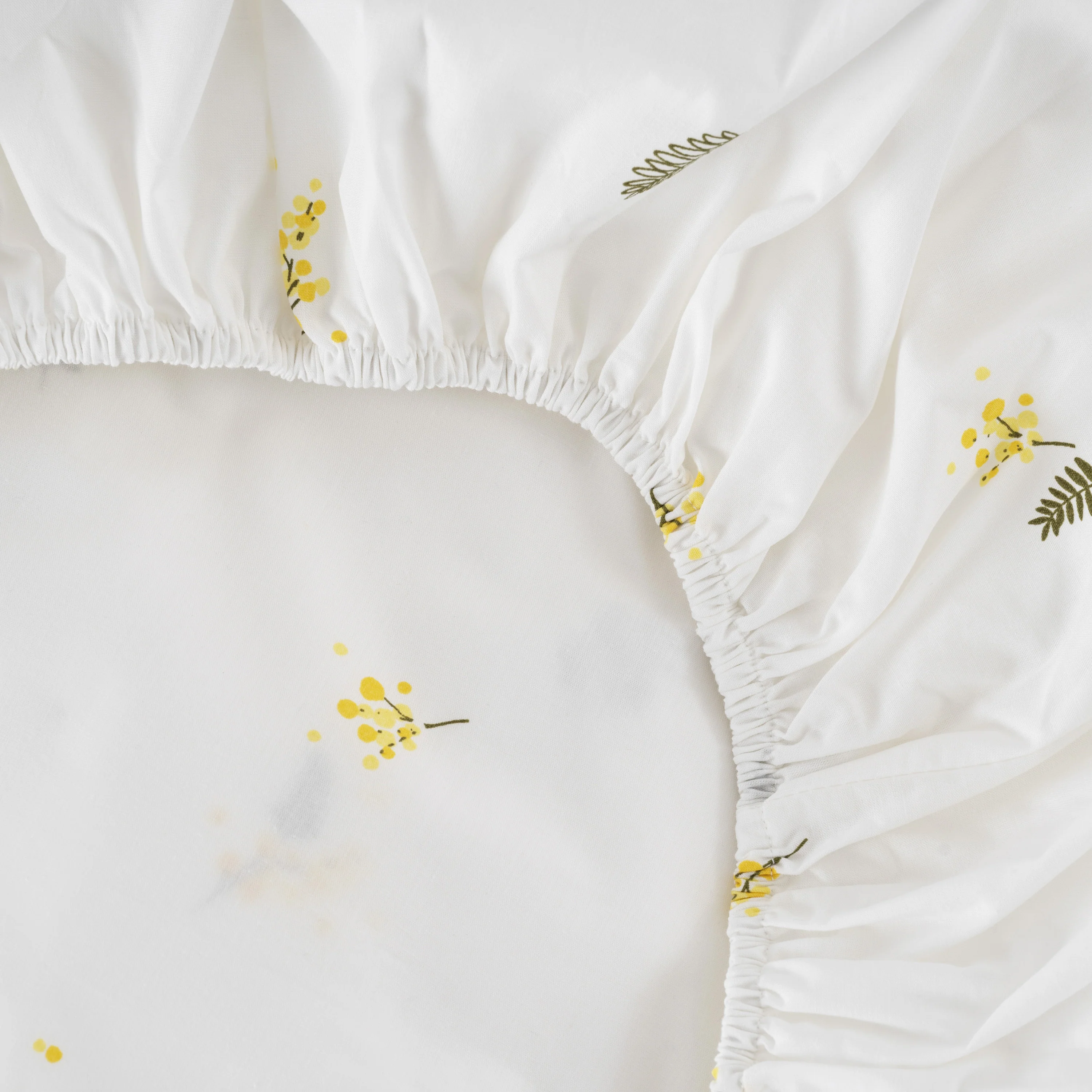 Neo Cotton Fitted Sheet - Mimosa White - Image 3