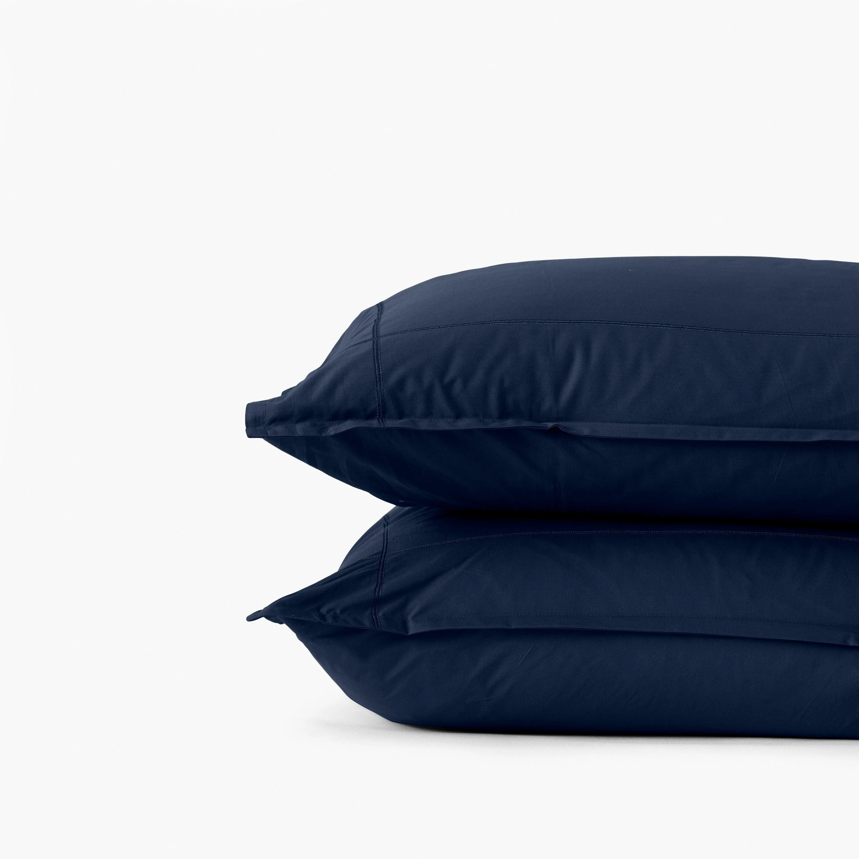 Neo Rectangular Cotton Pillowcase - Navy - Image 2