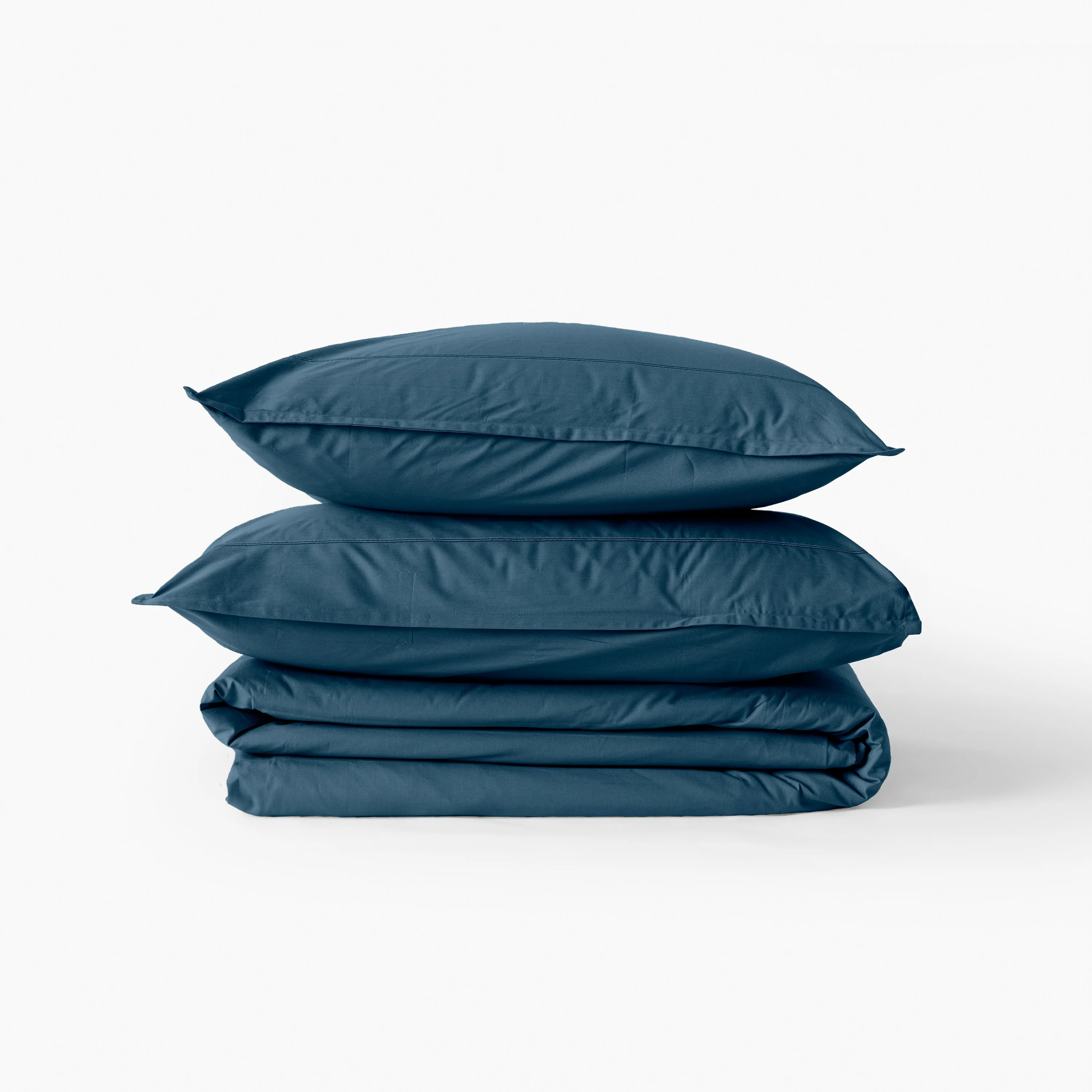 Neo Square Cotton Pillowcase - Prussian Blue - Image 6