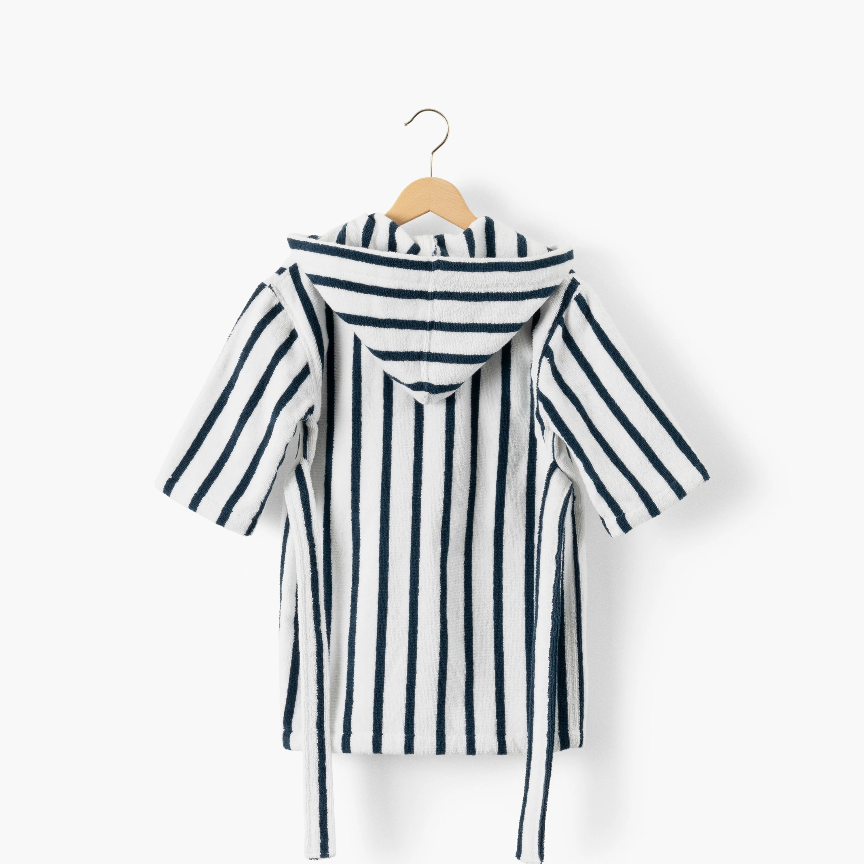 O Douce Children's Organic Cotton Bathrobe - White - Image 4