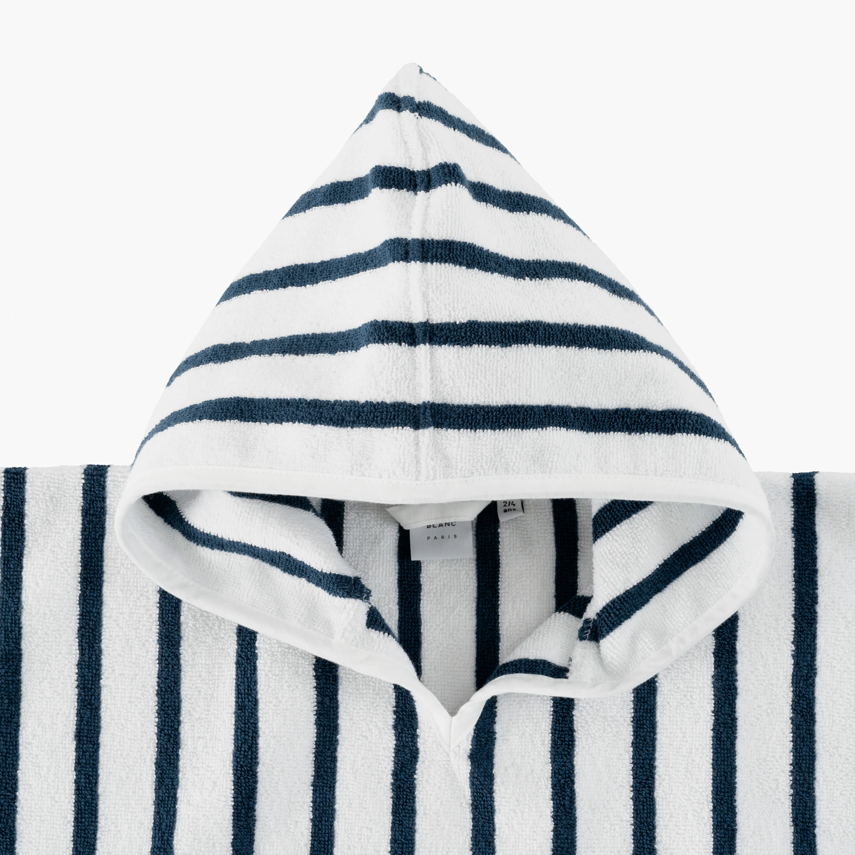 O Douce Organic Cotton Poncho - White - Image 6