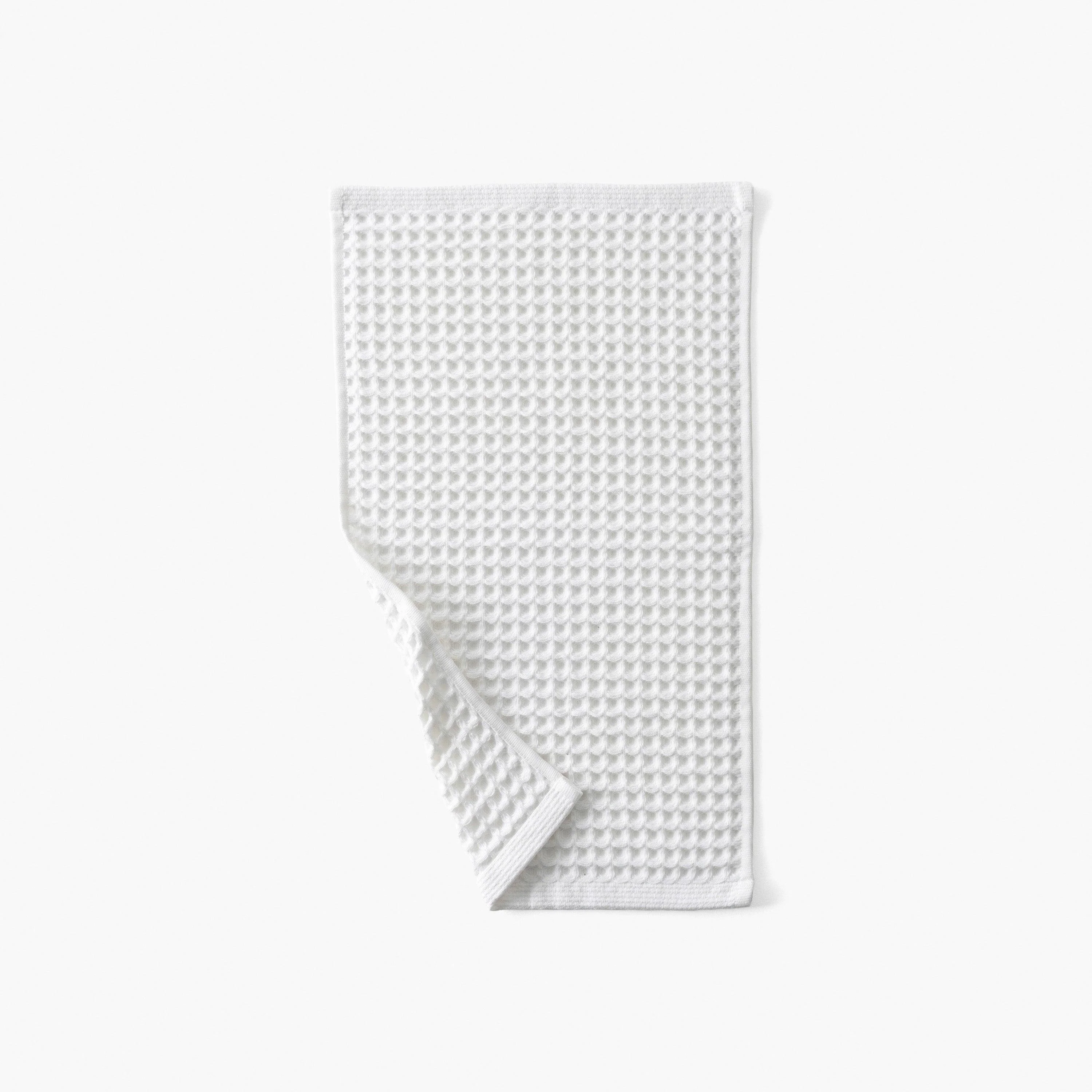 Organic Cotton Guest Towel Quadro White - Image 2