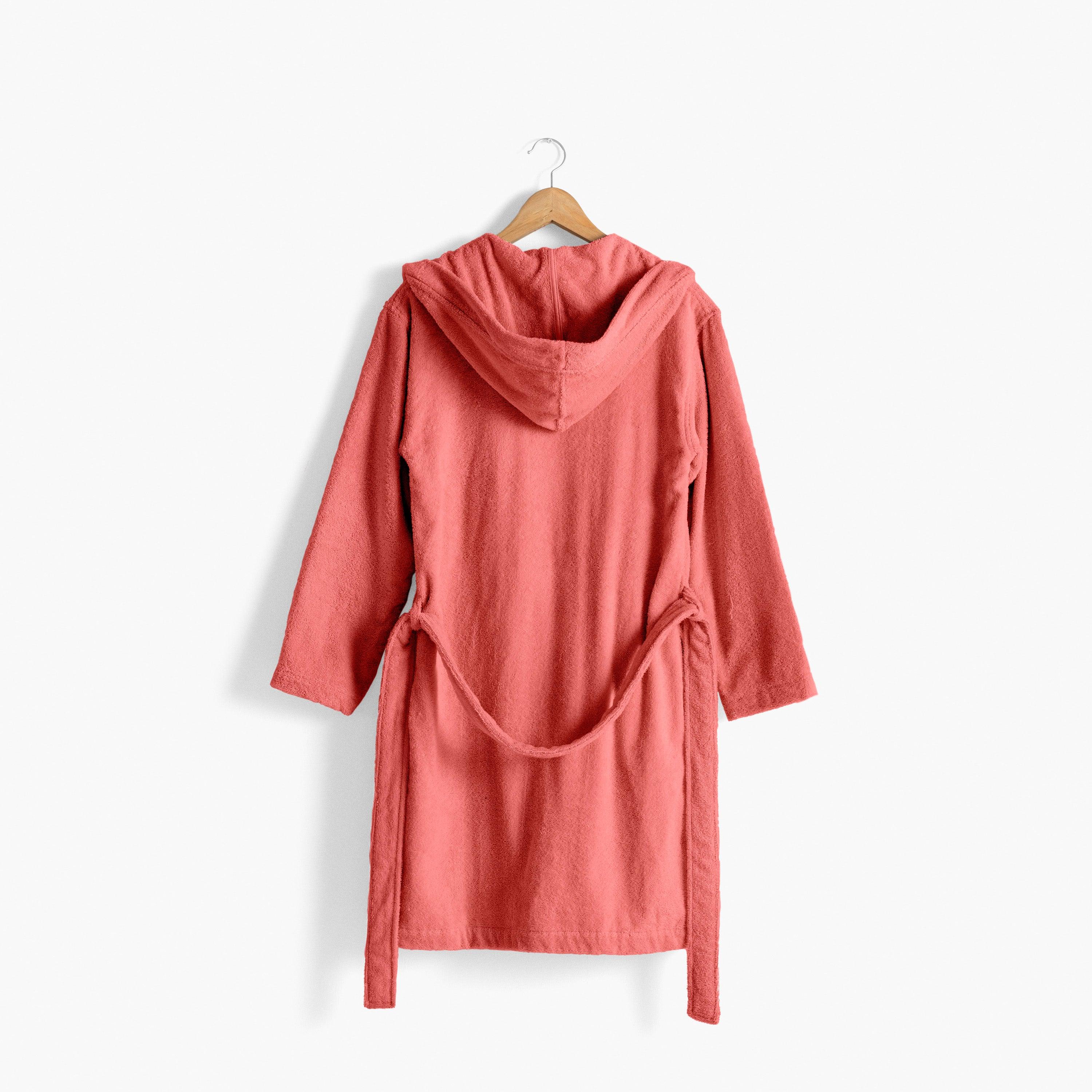 Osmose Women's Hooded Organic Cotton Bathrobe - Petal - Image 3