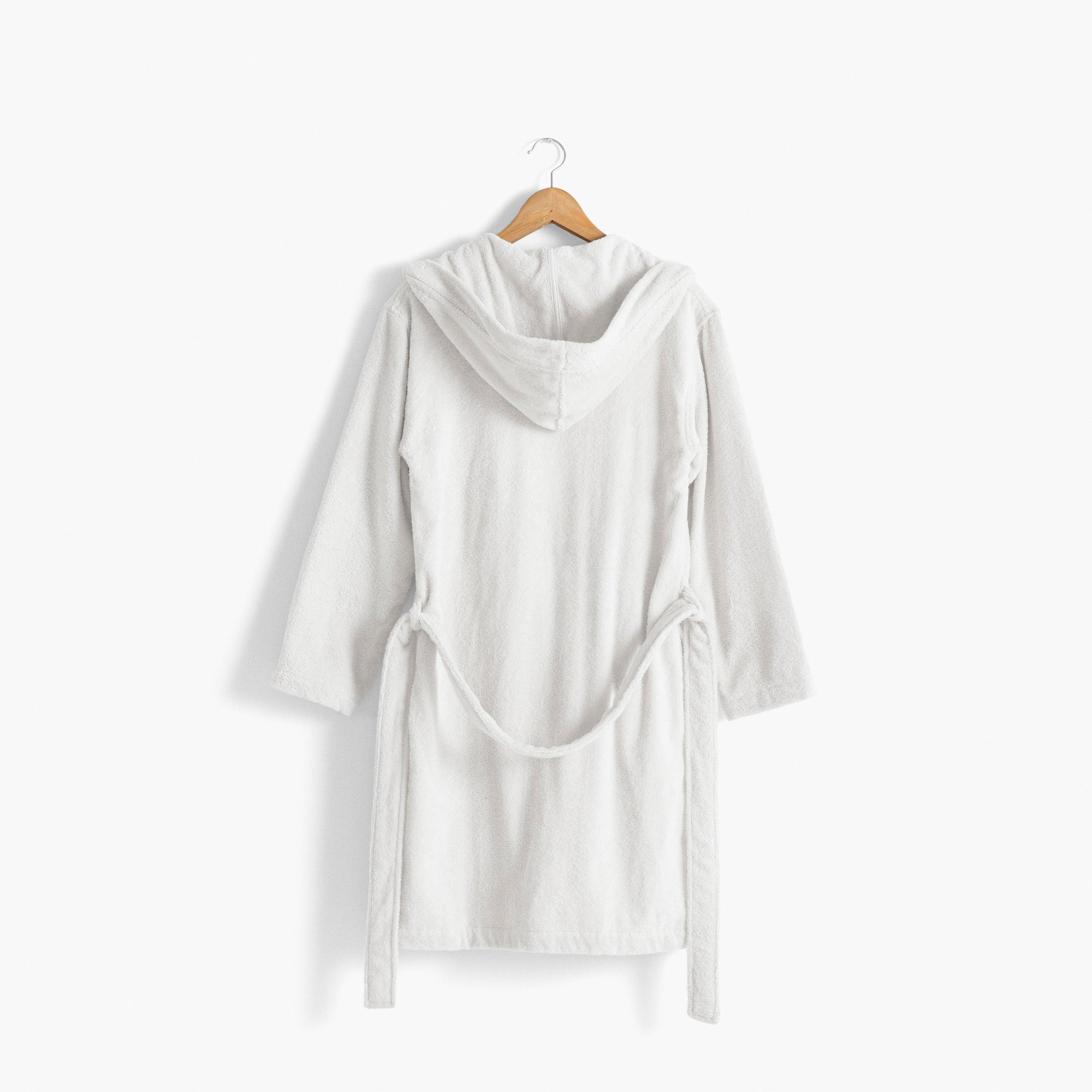 Osmose Women's Hooded Organic Cotton Bathrobe - White - Image 3