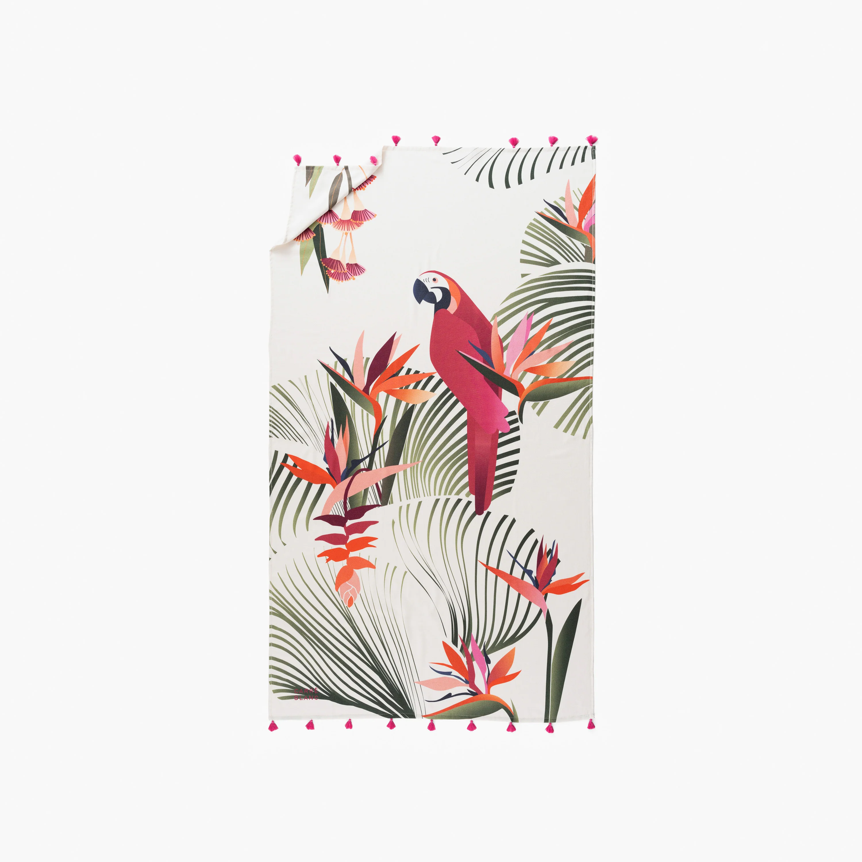 Palmelis Turkish Cotton Beach Towel - Ivory - Image 3