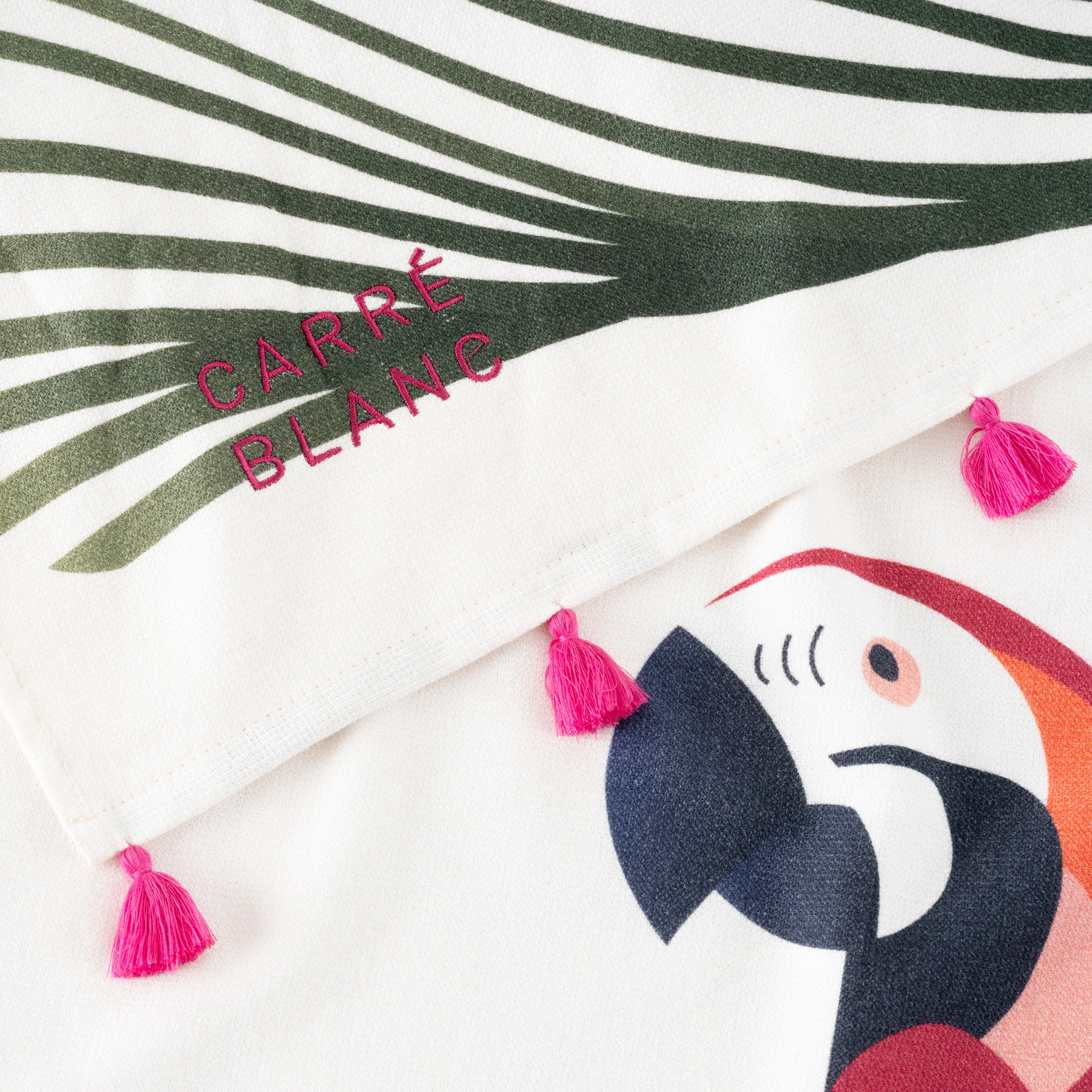 Palmelis Turkish Cotton Beach Towel - Ivory - Image 5