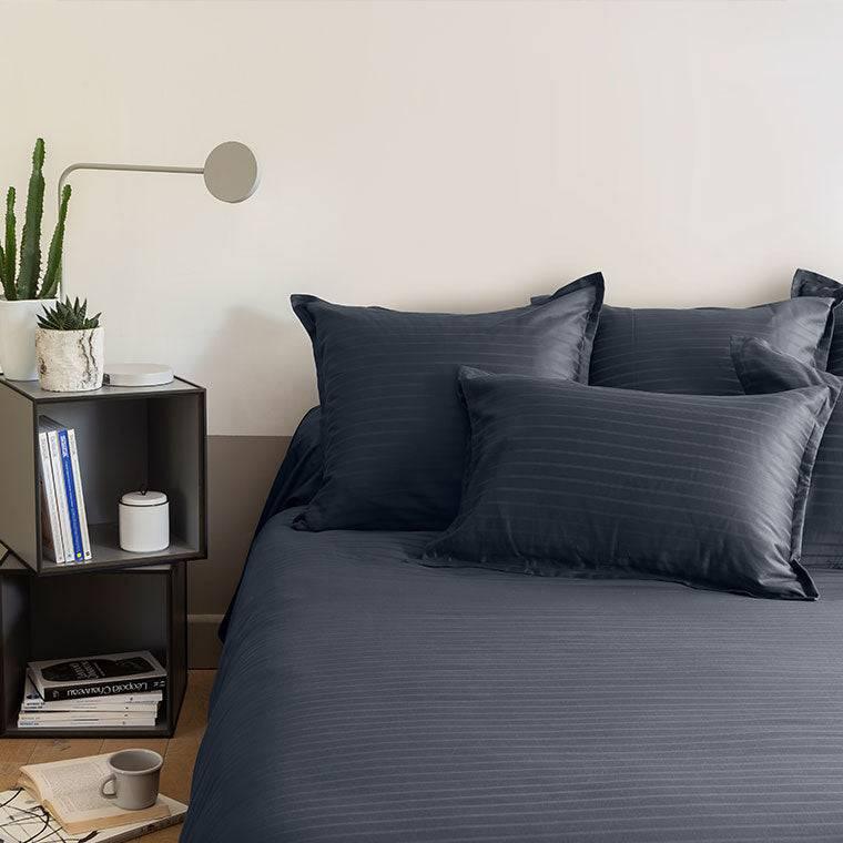 Prestige Cotton Sateen Duvet Cover - Midnight Blue - Image 2