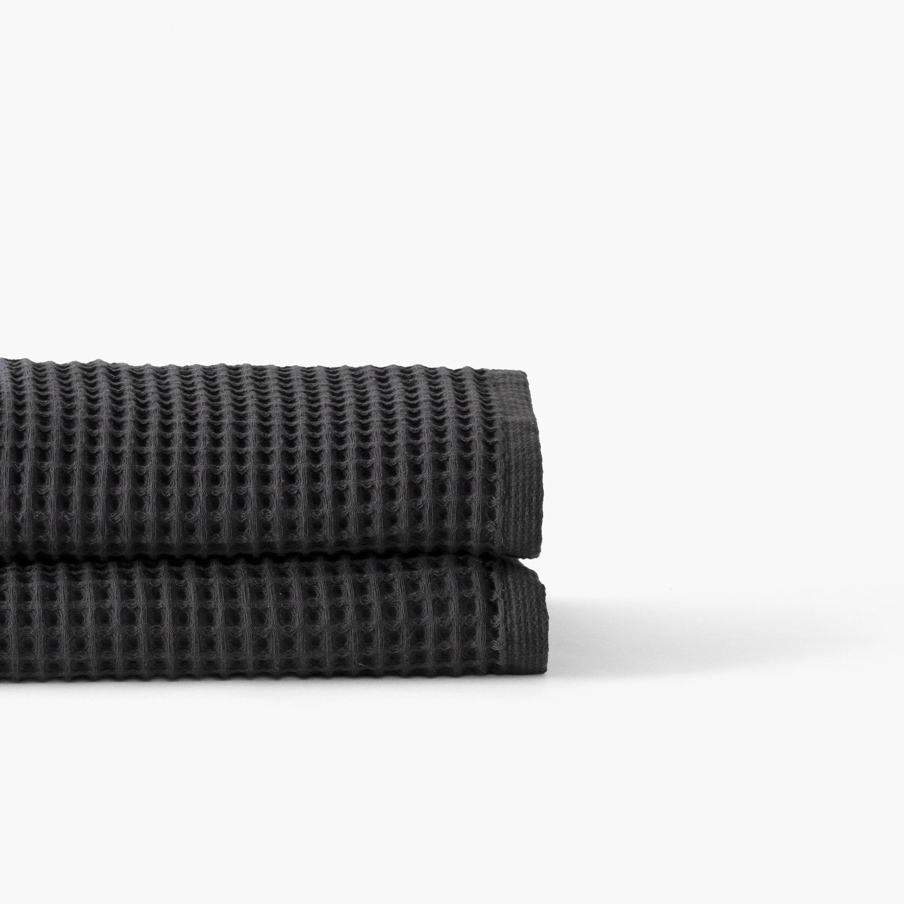 Quadro Organic Cotton Towel - Charcoal - Image 5