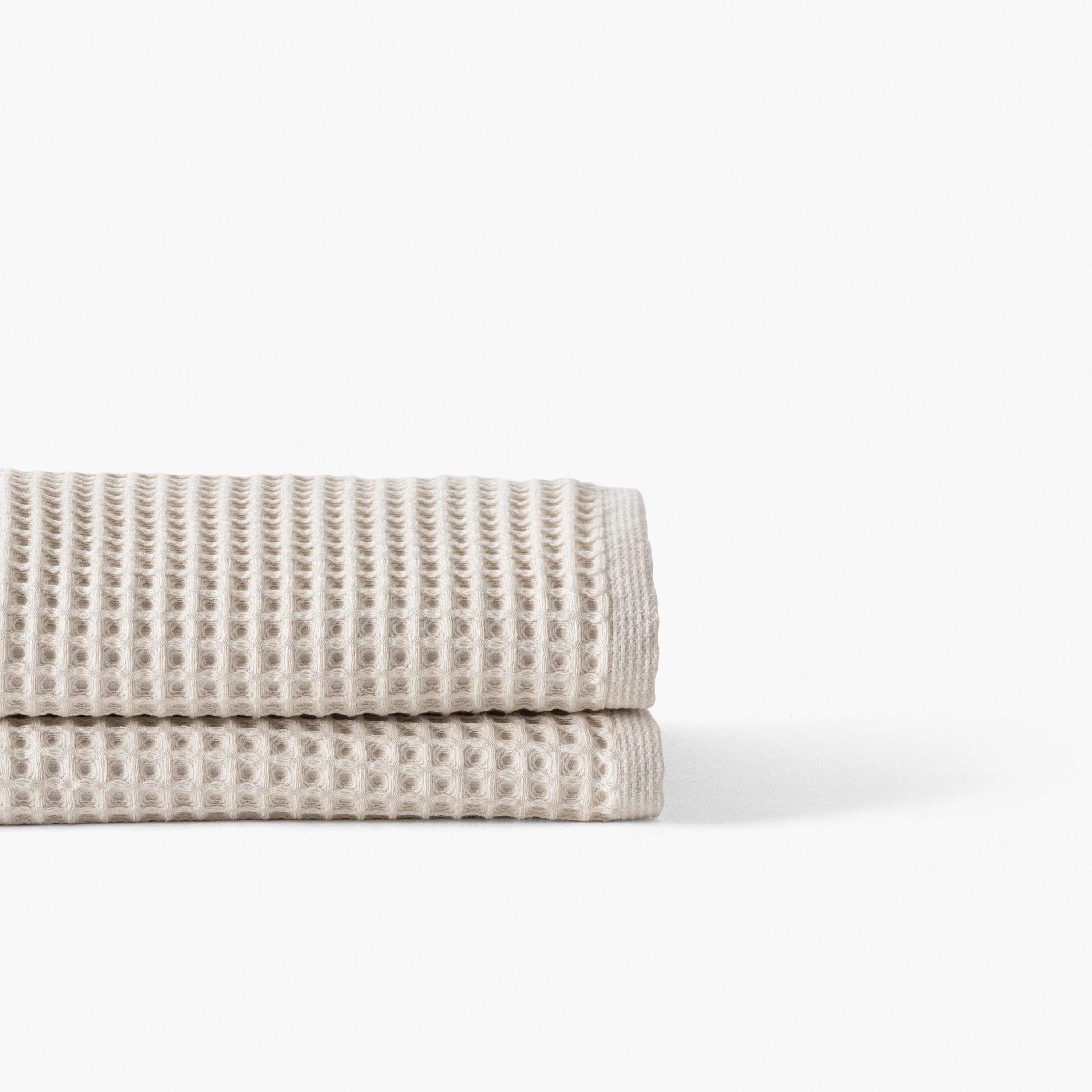 Quadro Organic Cotton Towel - Natural - Image 6