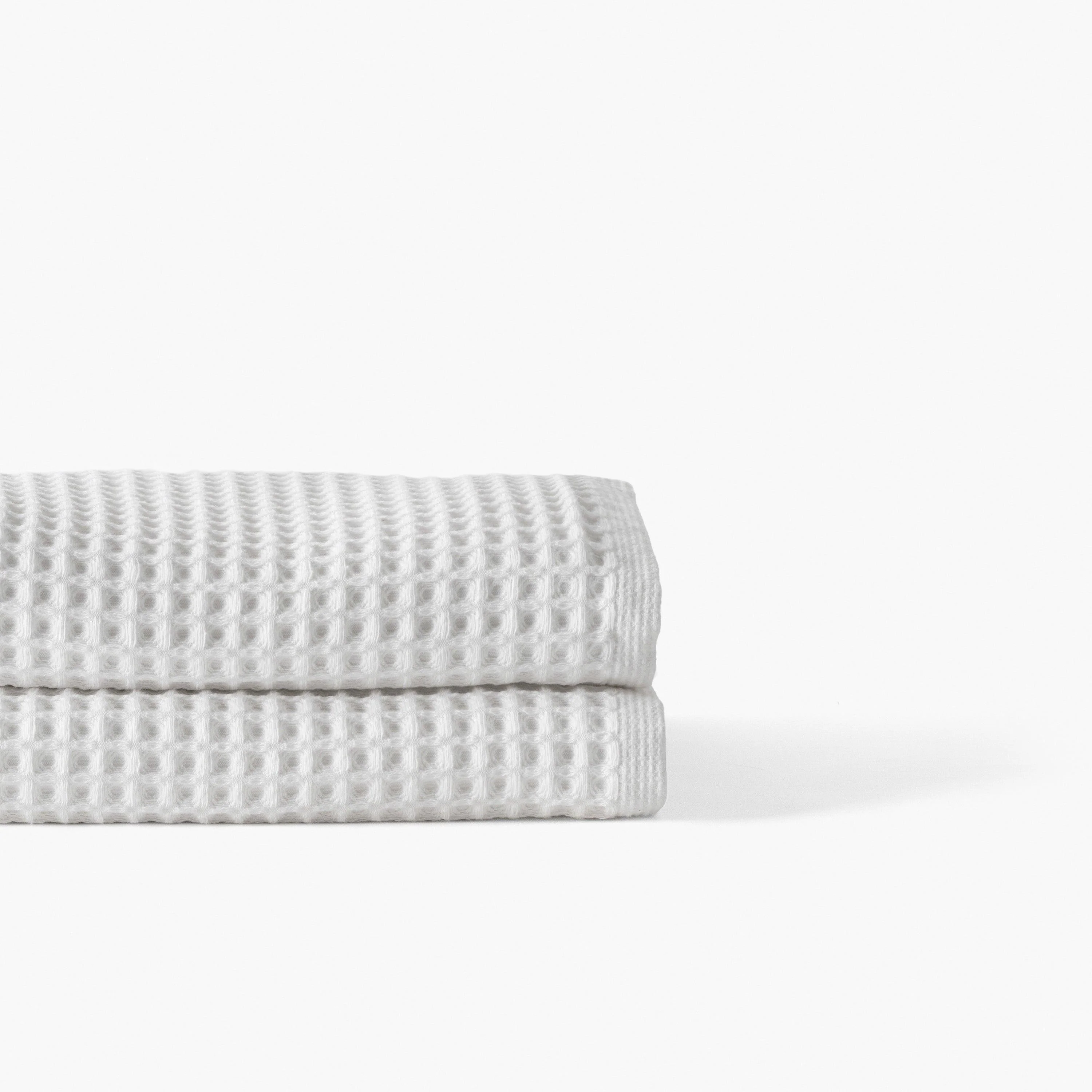 Quadro Organic Cotton Towel - White - Image 6