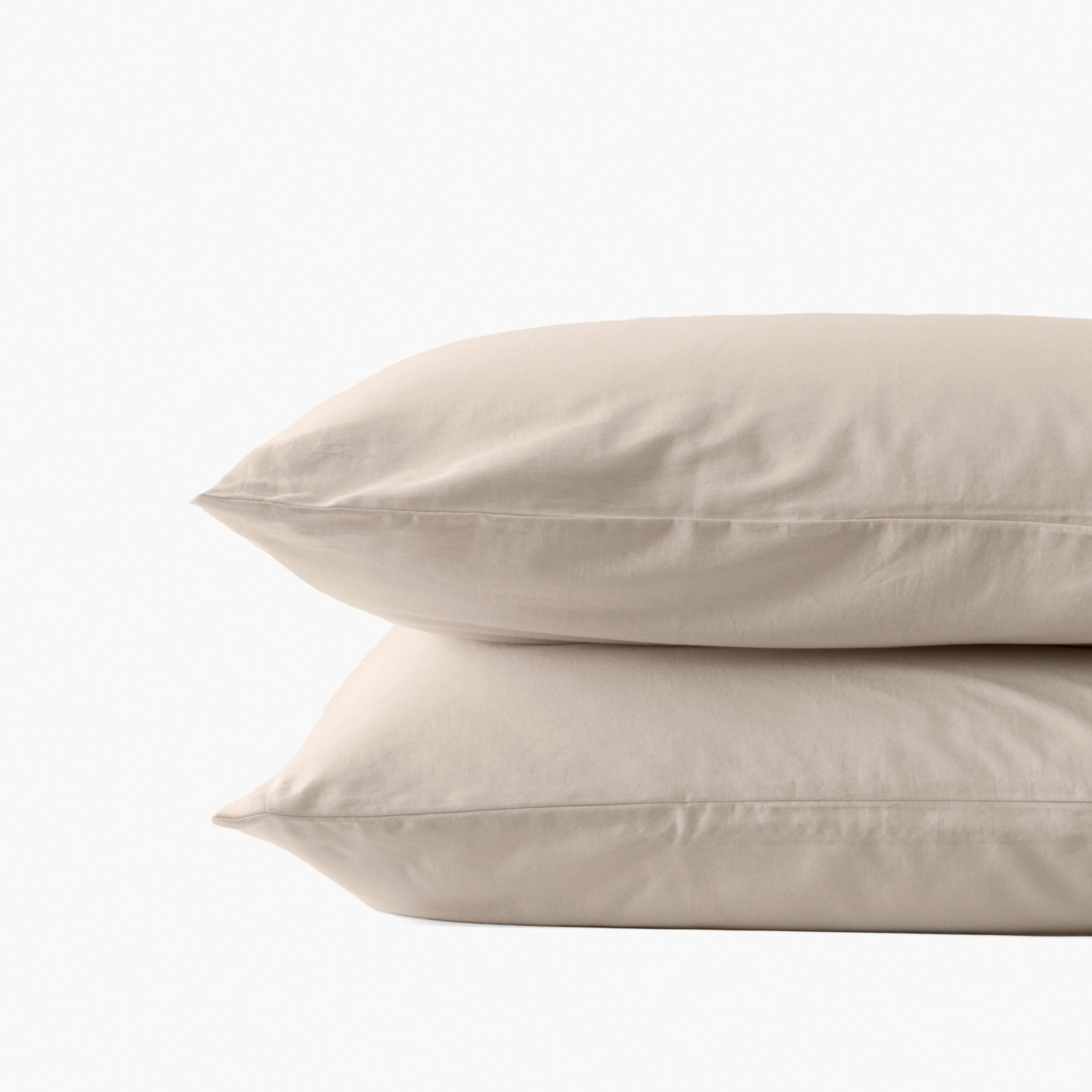 Quartz Rectangular Organic Cotton Pillowcase - Dune - Image 4
