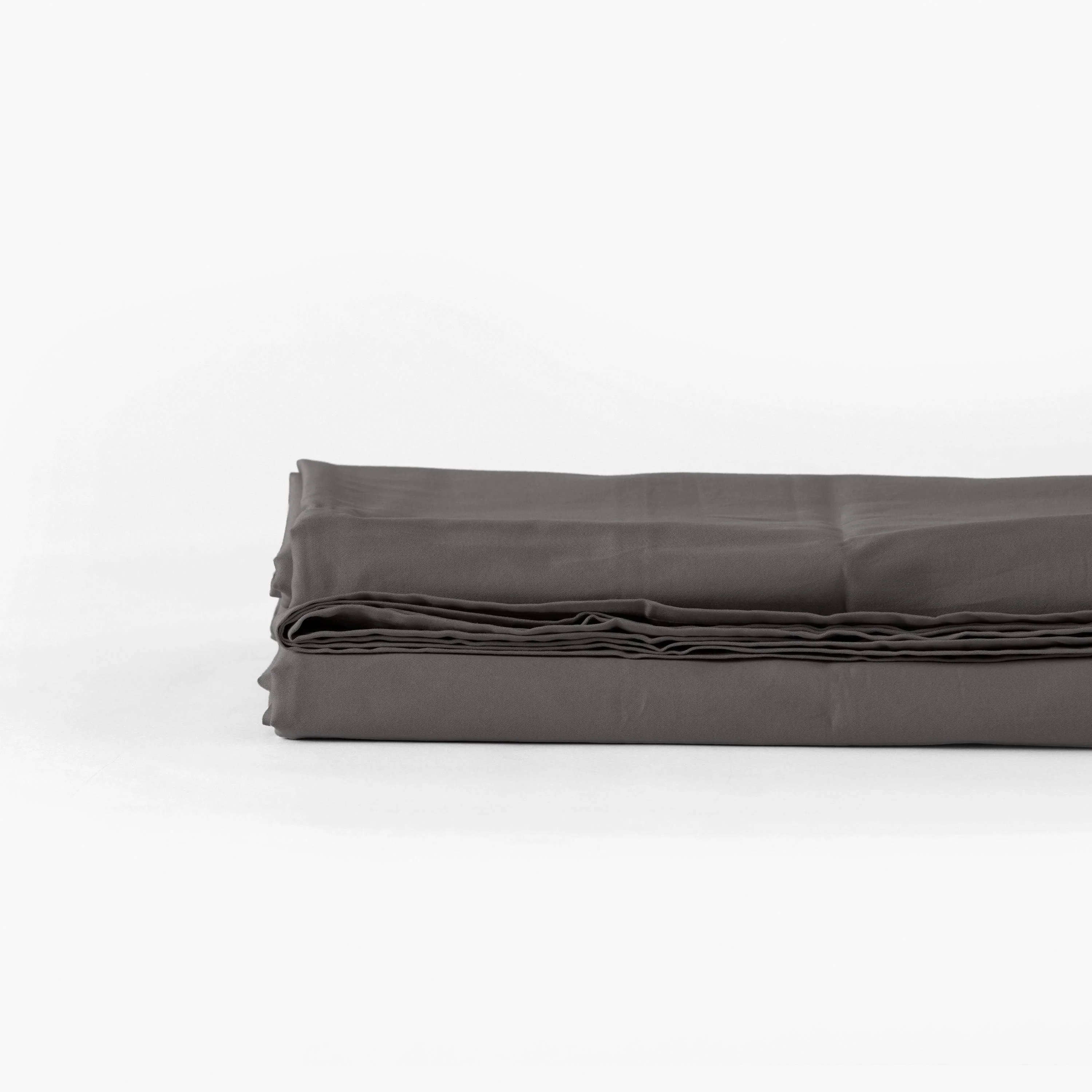 Quartz Organic Cotton Flat Sheet - Pebble - Image 2