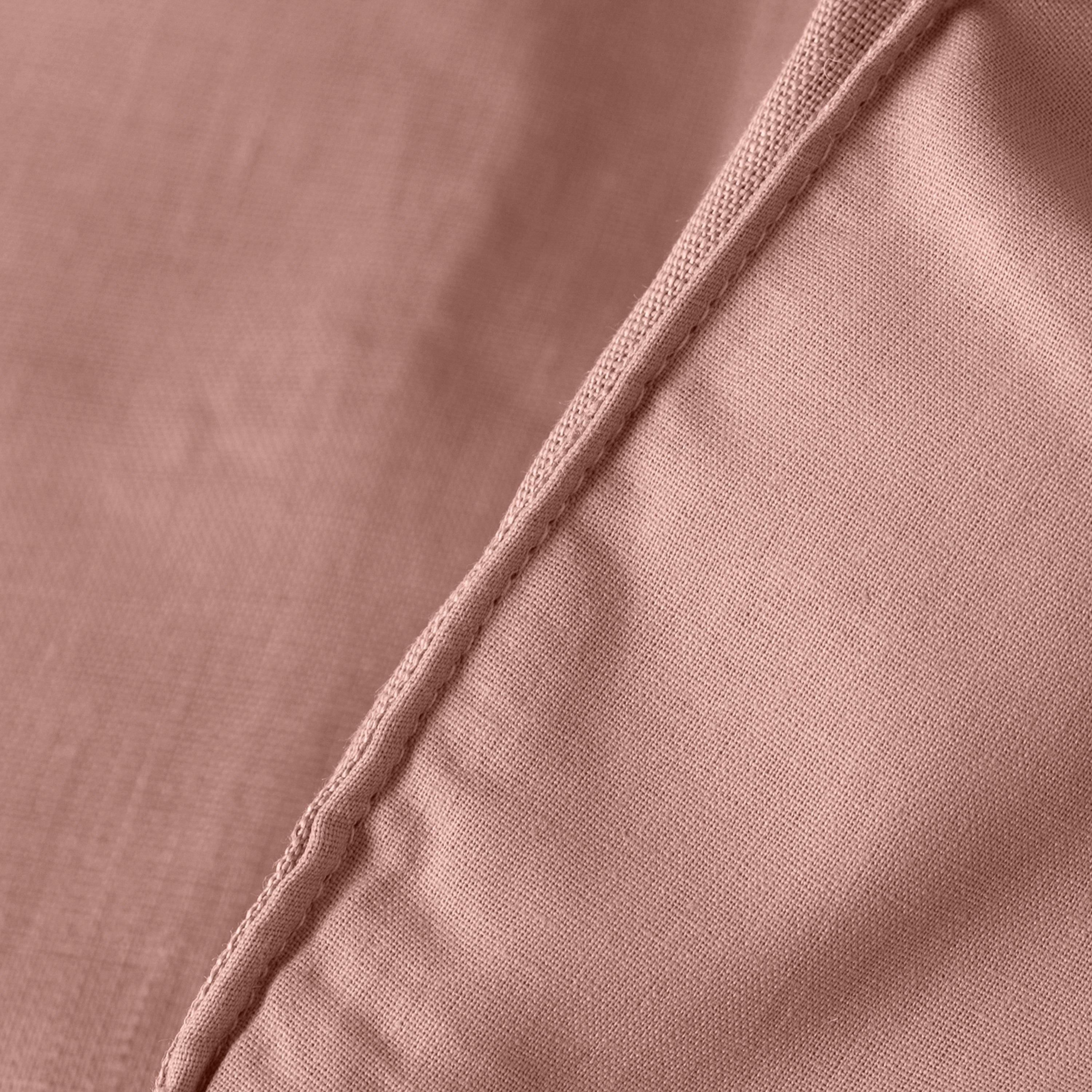 Songe Linen and Cotton Throw - Ash Pink - Image 3