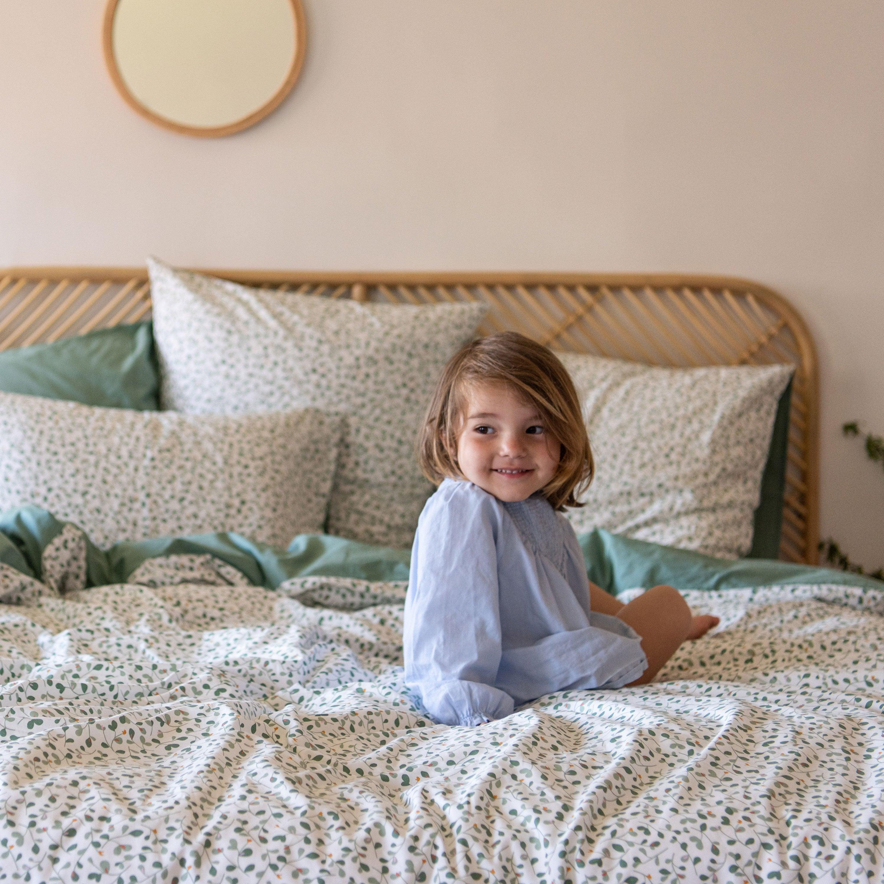 Neo Rectangular Cotton Pillowcase - Thyme Vegetal - Image 6