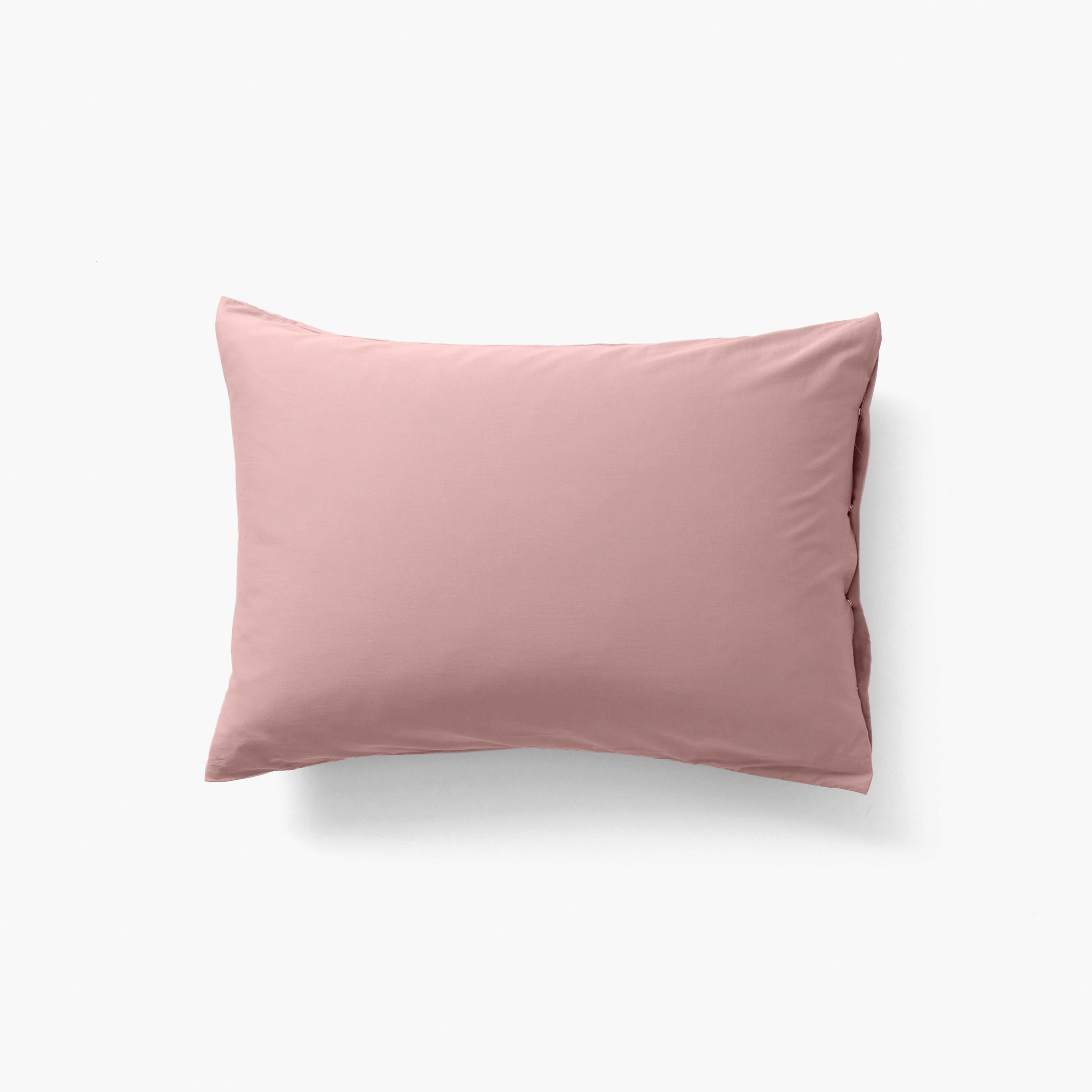 Quartz Rectangular Organic Cotton Pillowcase - Blush - Image 2