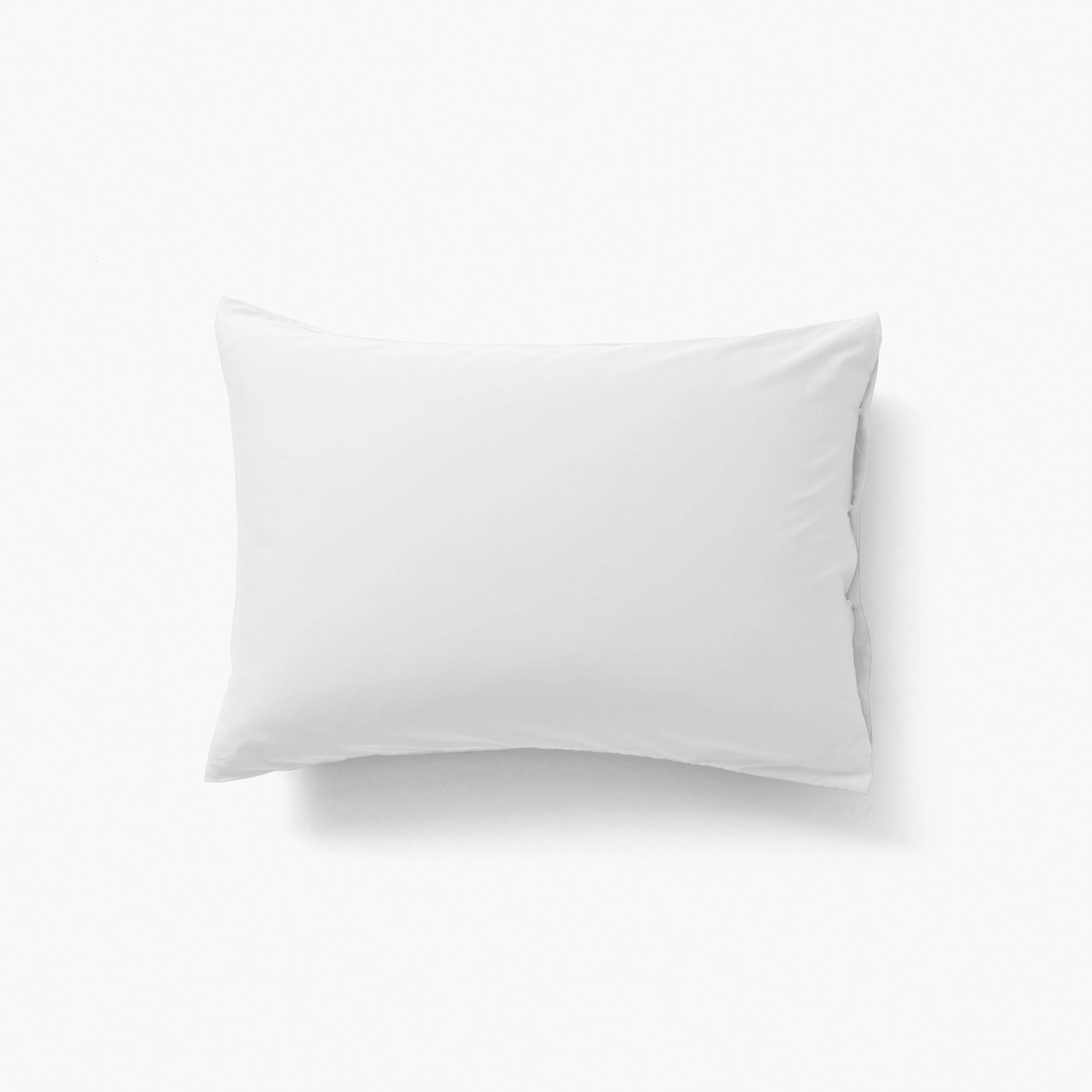 Quartz Rectangular Organic Cotton Pillowcase - White - Image 2