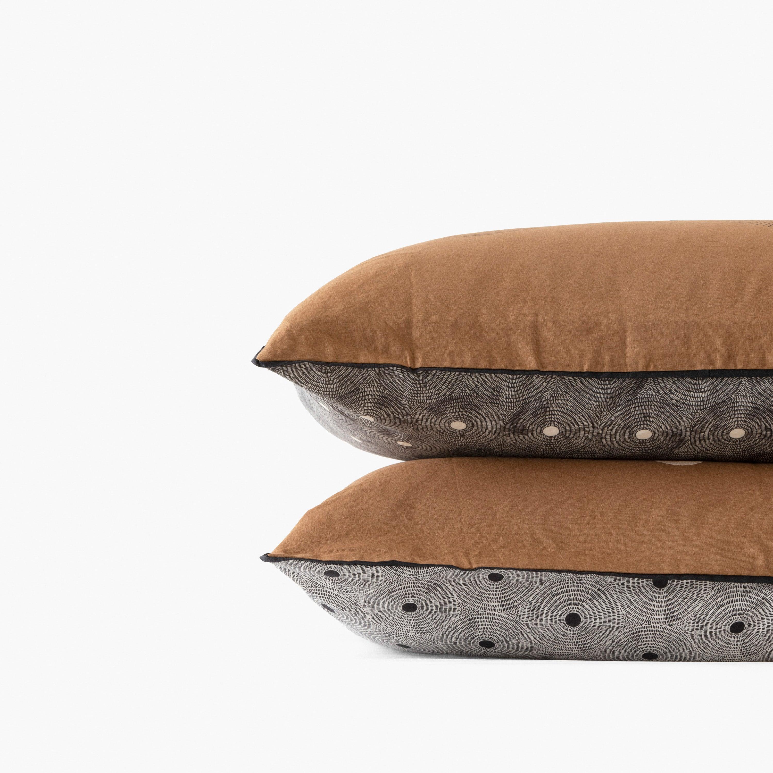 Rectangular Pillowcase in Linen and Washed Cotton Eclipse - Image 3
