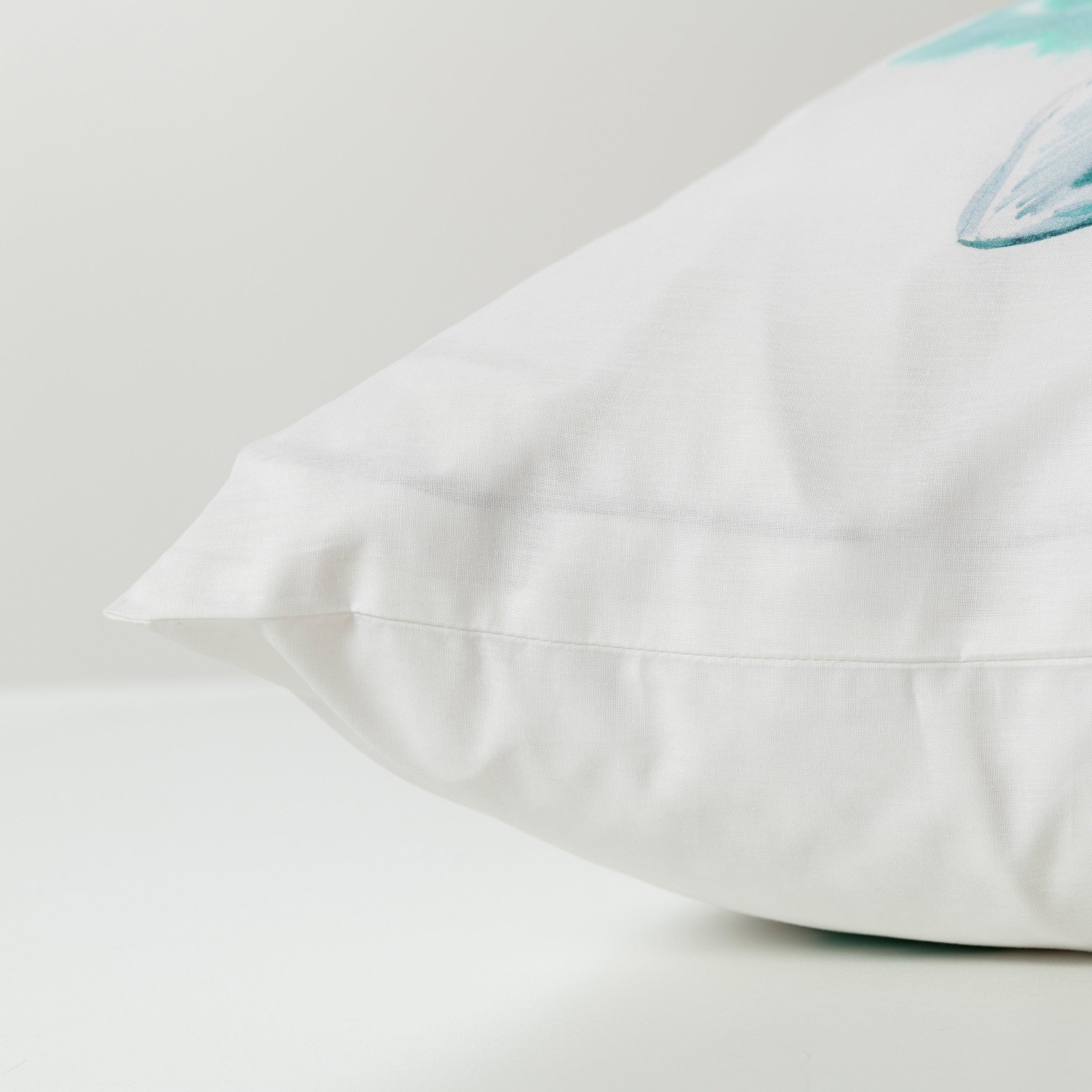 Reversible Square Pillowcase Pure Organic Cotton Boréales - Image 4