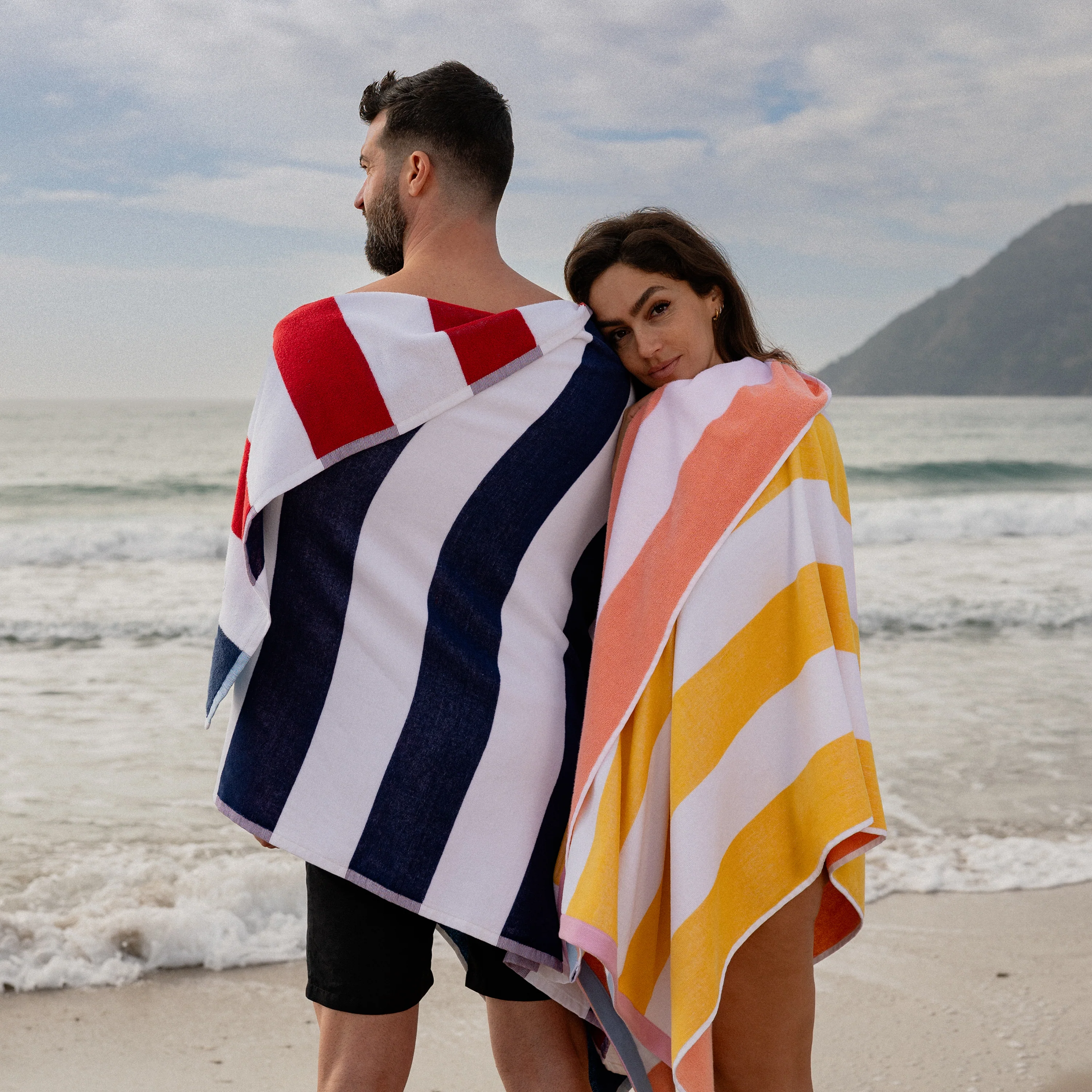 Rivage Cotton Beach Towel - Multicolour - Image 2