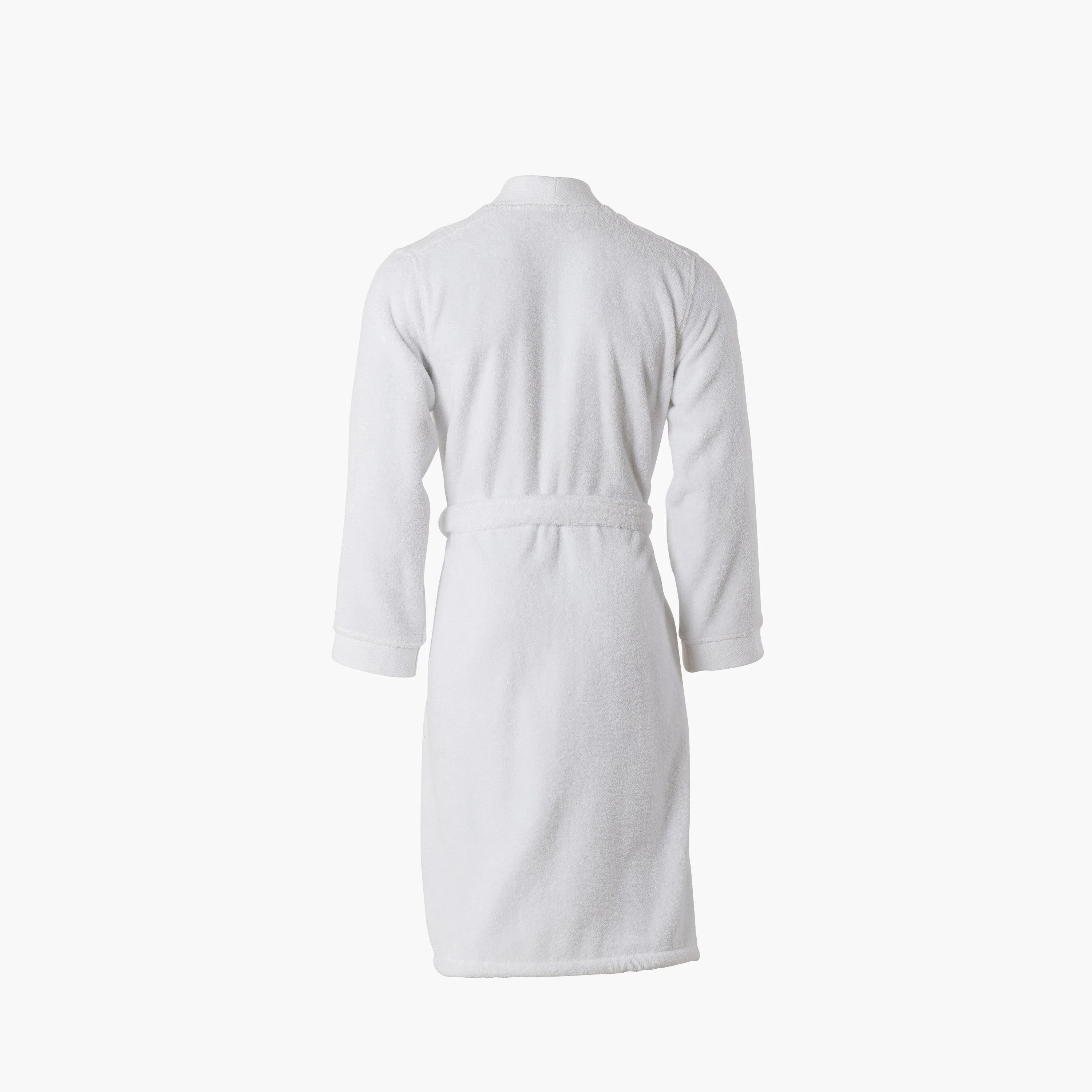 Romeo Men's Cotton Bathrobe - White - Image 3