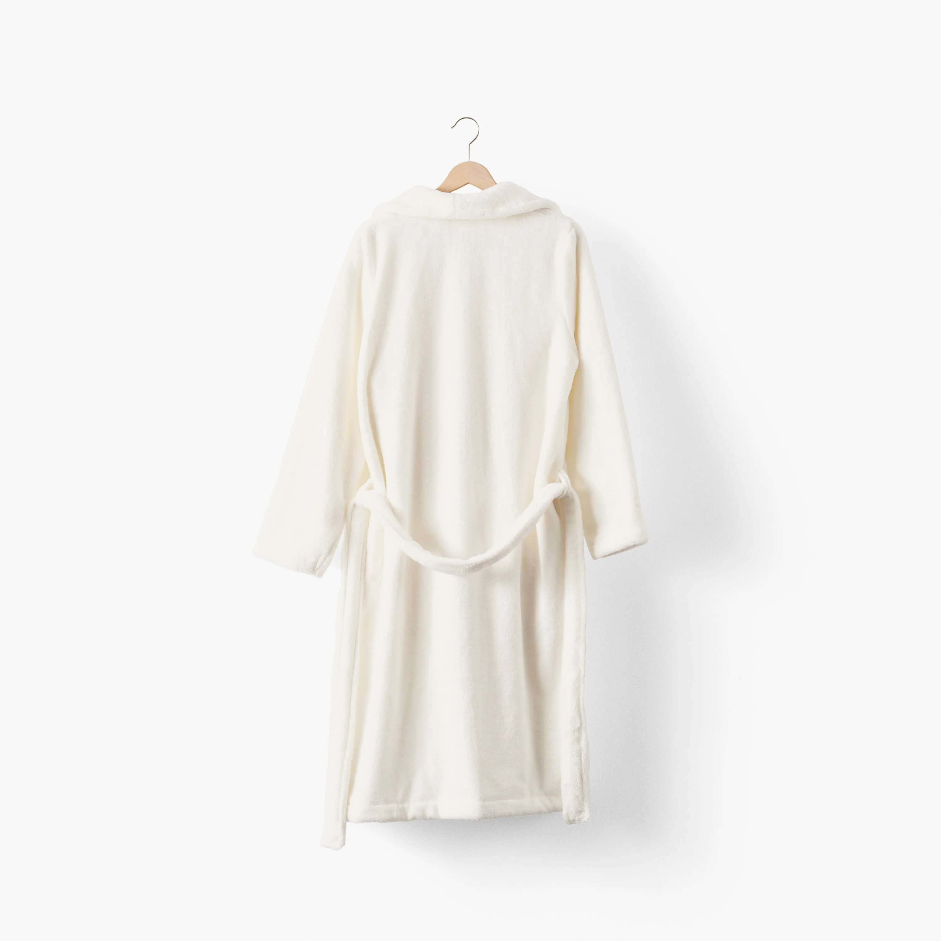 Romy Women's Fleece Robe - Ivory - Image 4