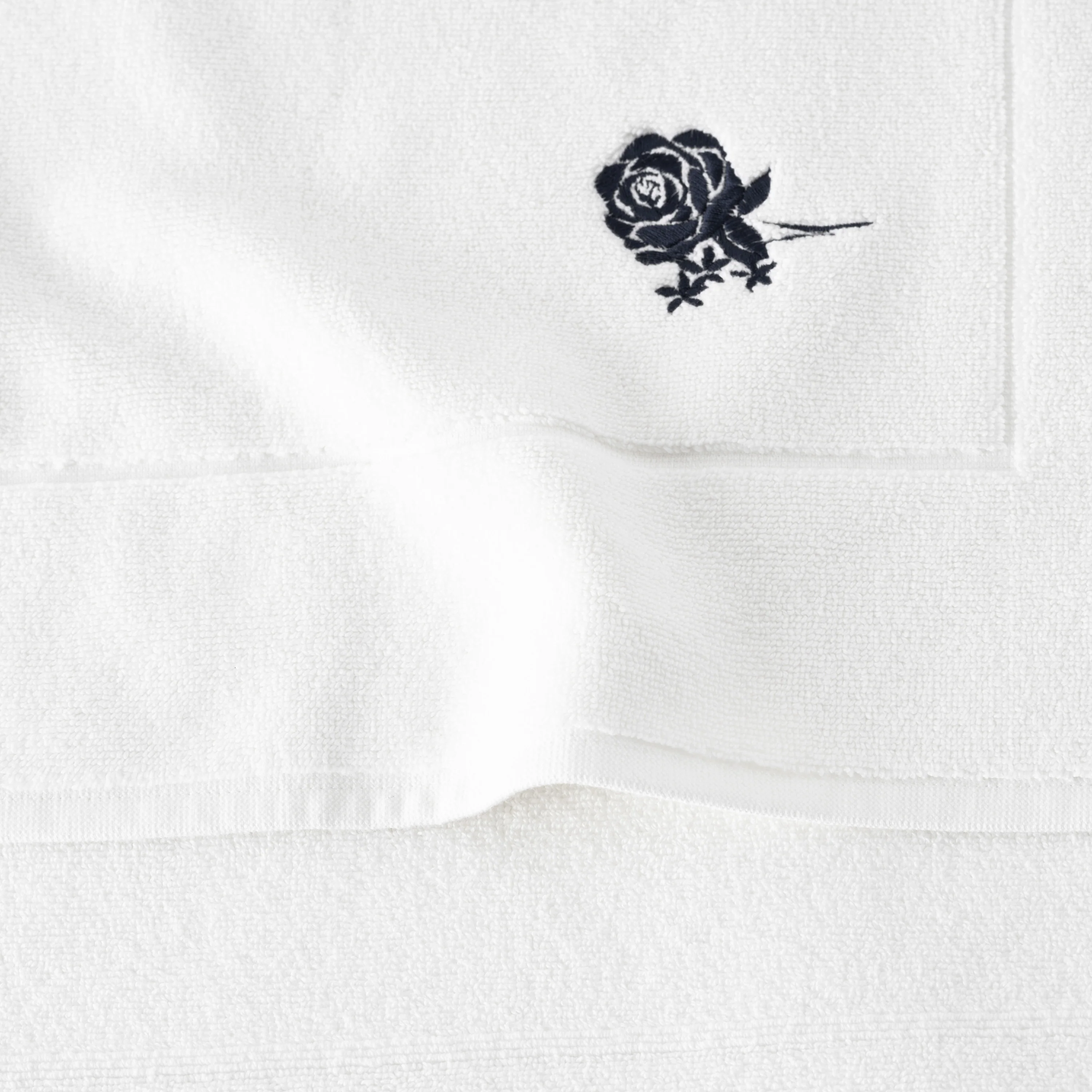 Rosablue Cotton Bath Mat - White - Image 3