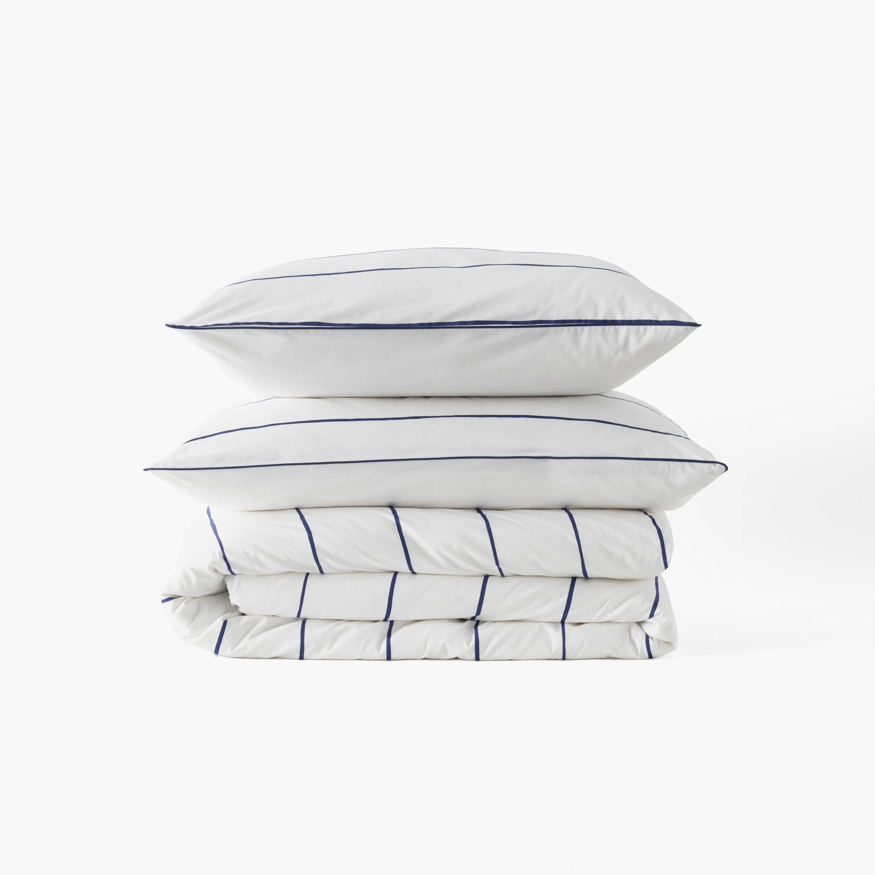 Rosablue Reversible Cotton Duvet Cover - White - Image 8