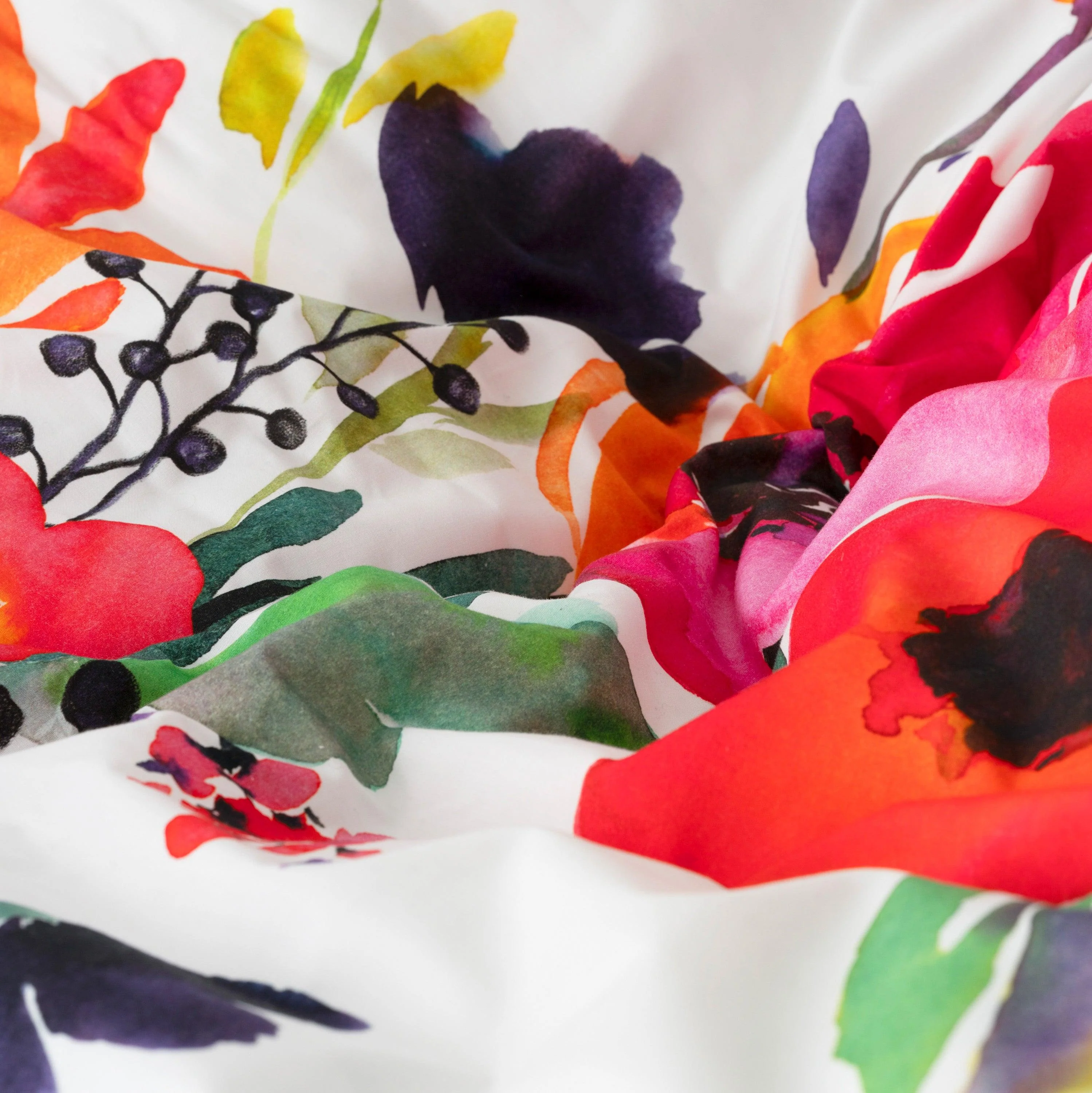 Rosella Cotton Duvet Cover - Multicolour - Image 3