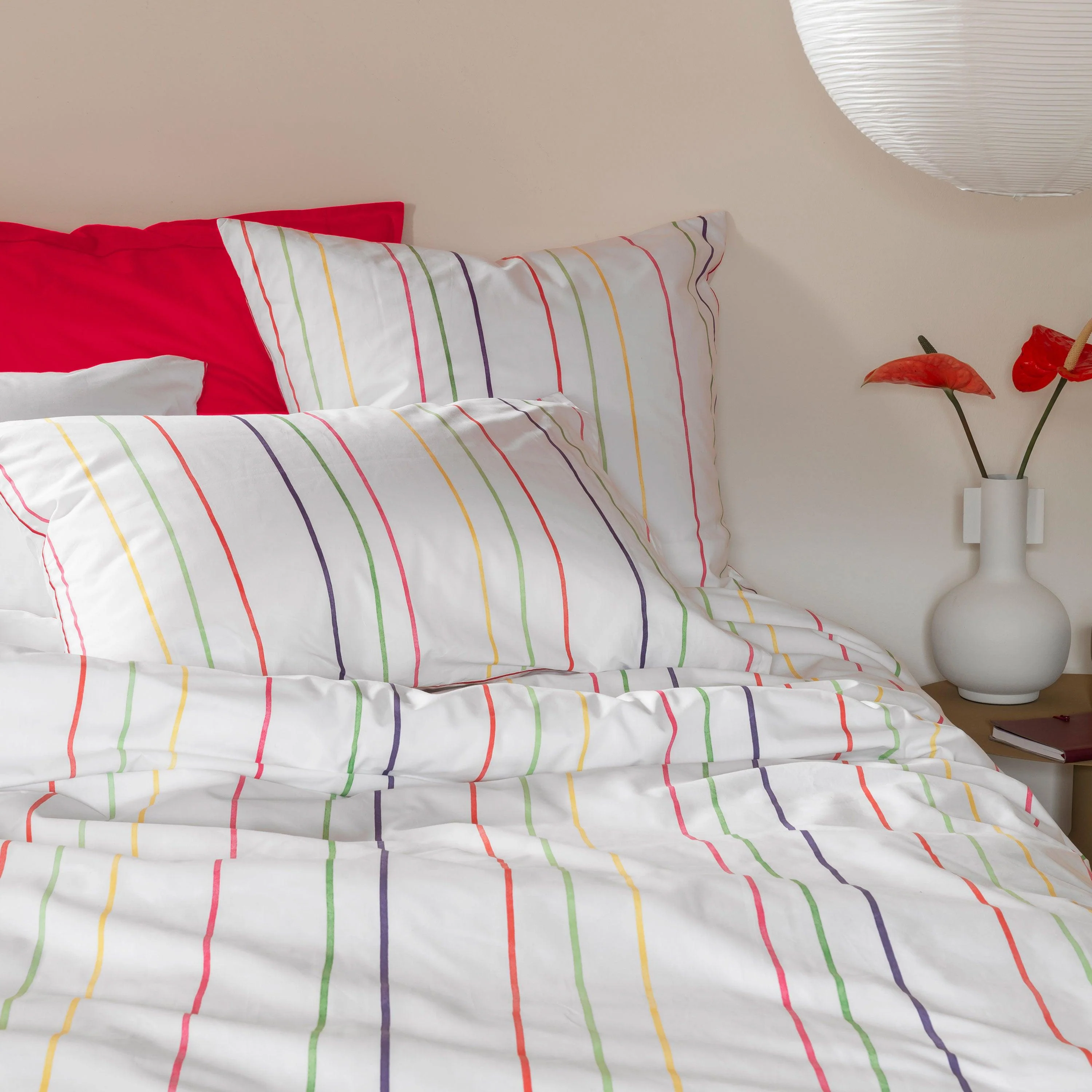 Rosella Cotton Duvet Cover - Multicolour - Image 4