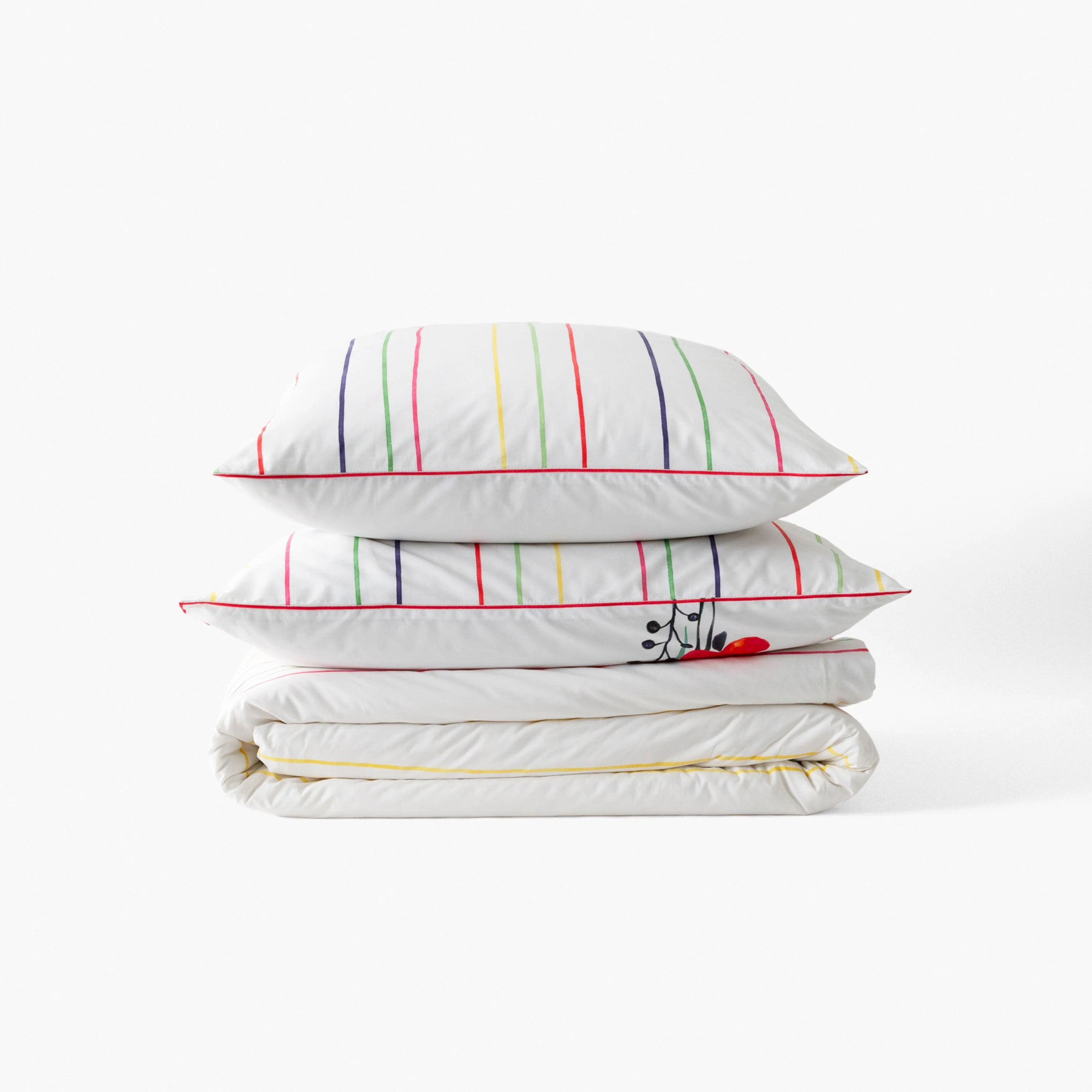 Rosella Cotton Duvet Cover - Multicolour - Image 6