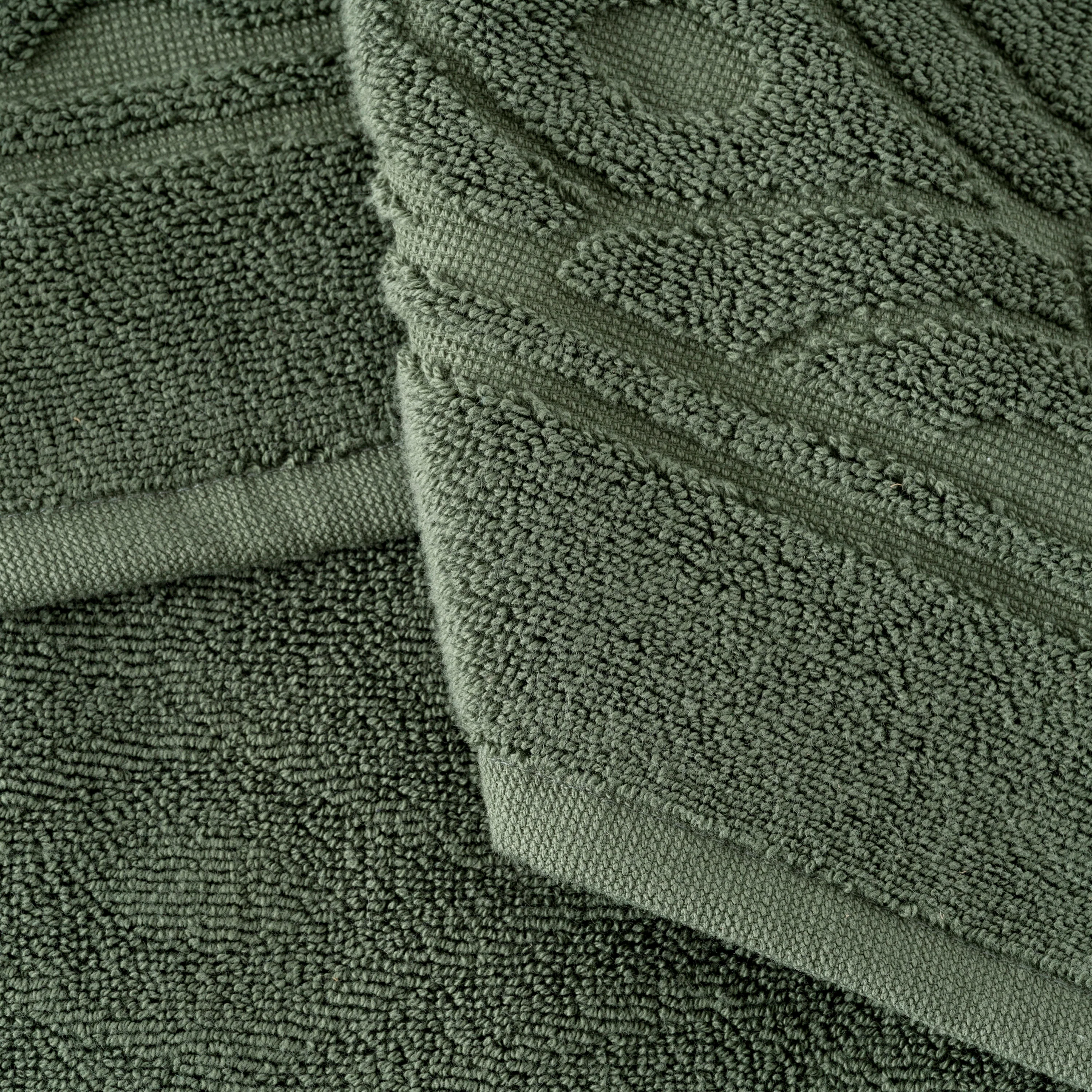 Silvalys Cotton Bath Mat - Forest Green - Image 4