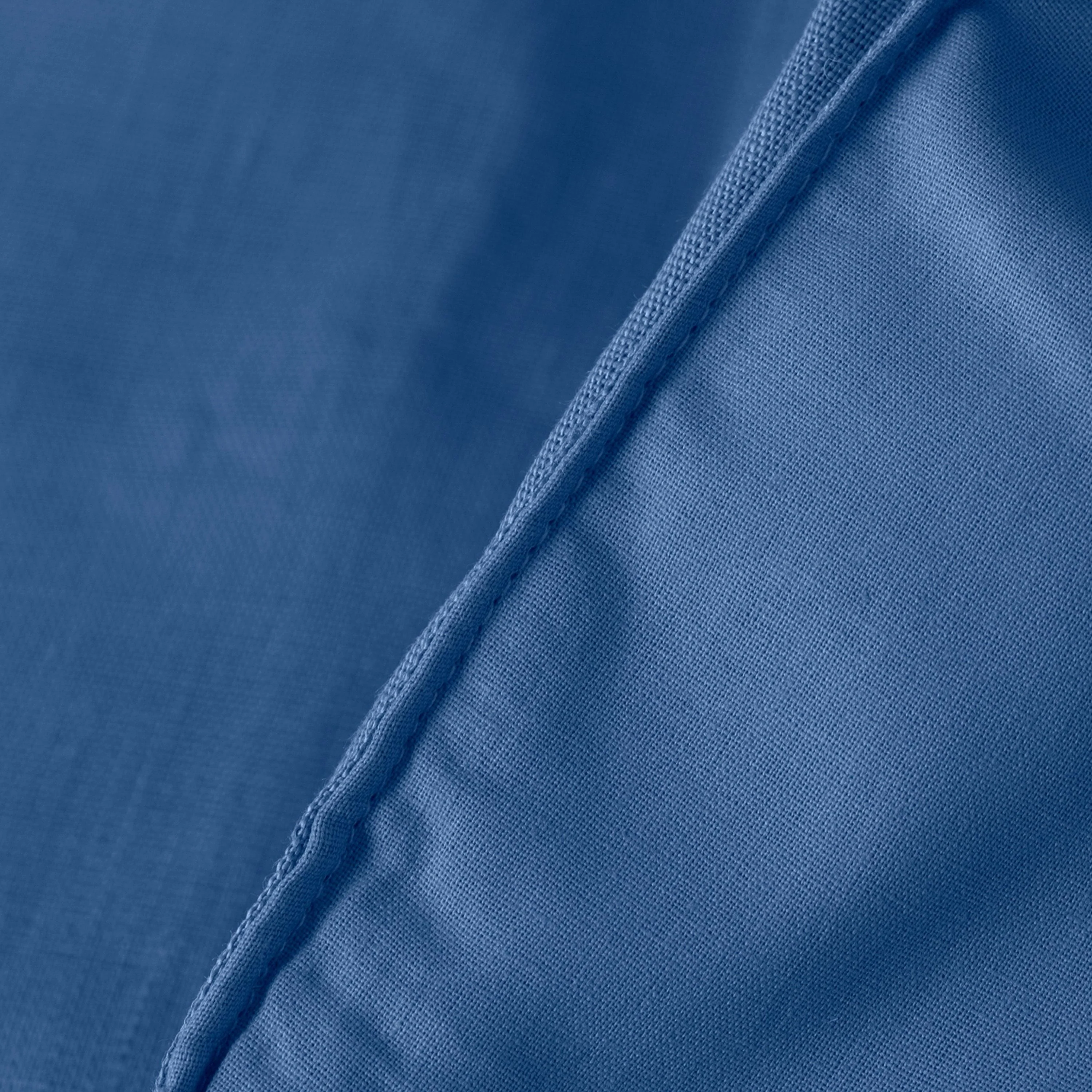 Songe Linen and Cotton Throw - China Blue - Image 3
