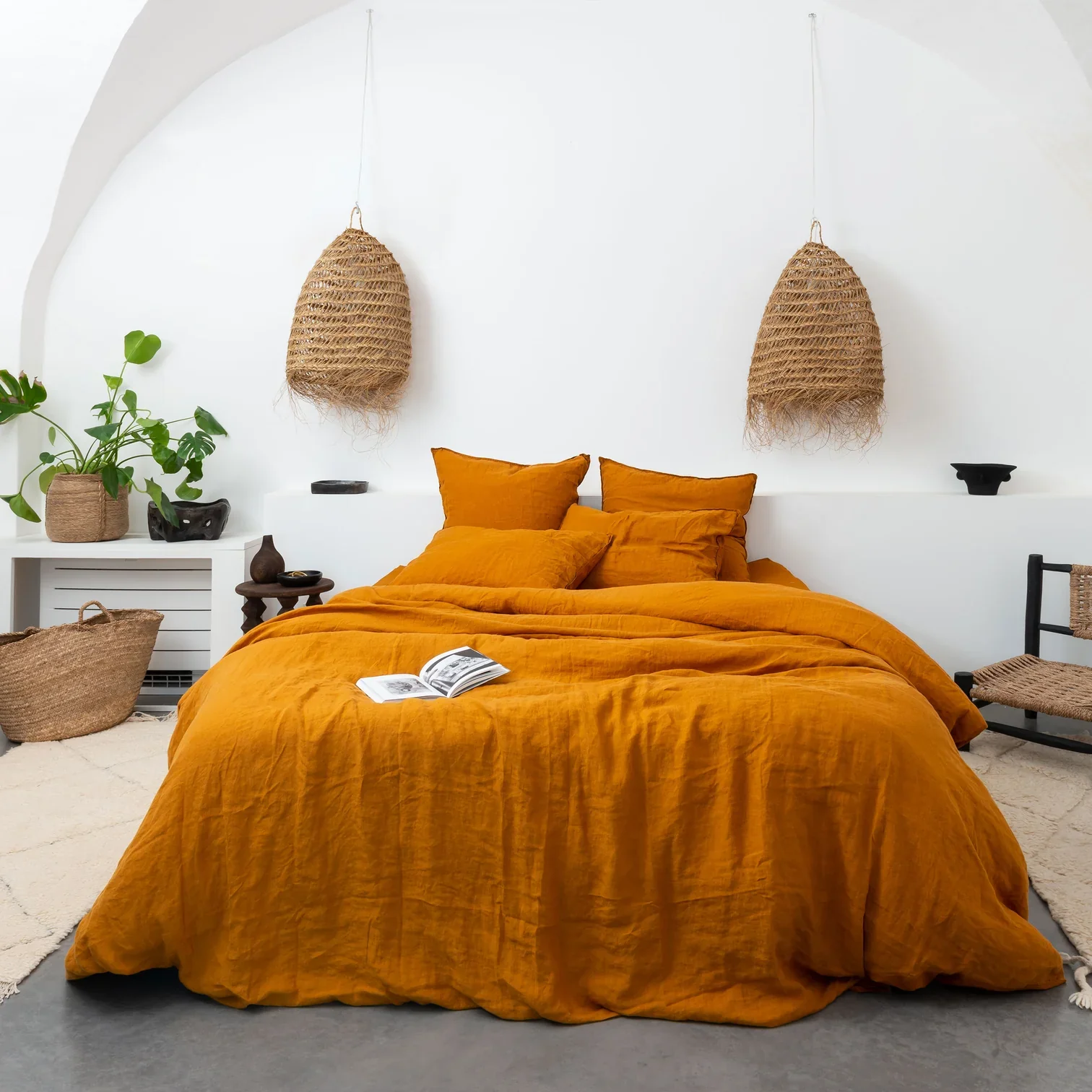 Songe Duvet Cover Set - Turmeric - Image 2