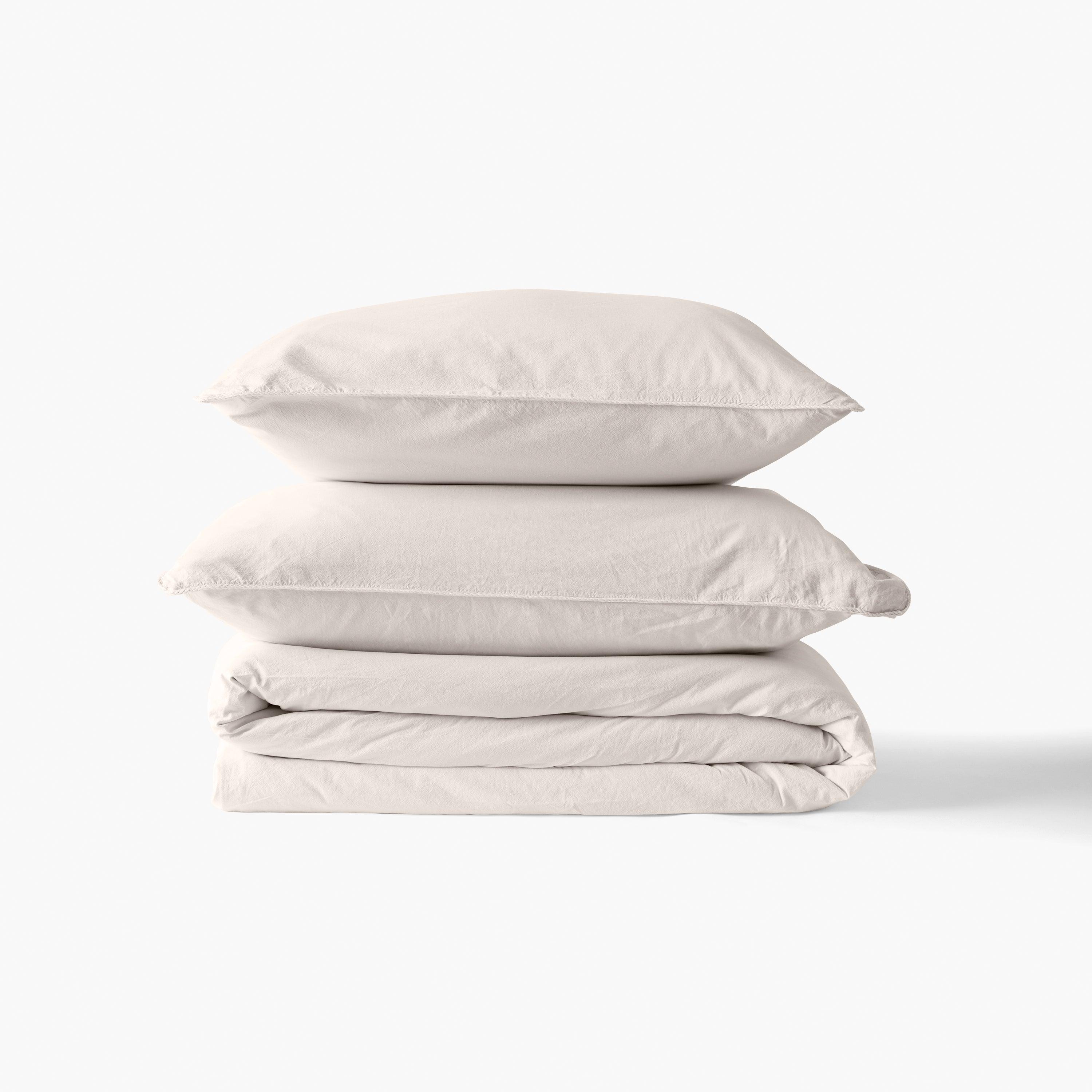 Souffle Organic Cotton Flat Sheet - Vanilla - Image 2