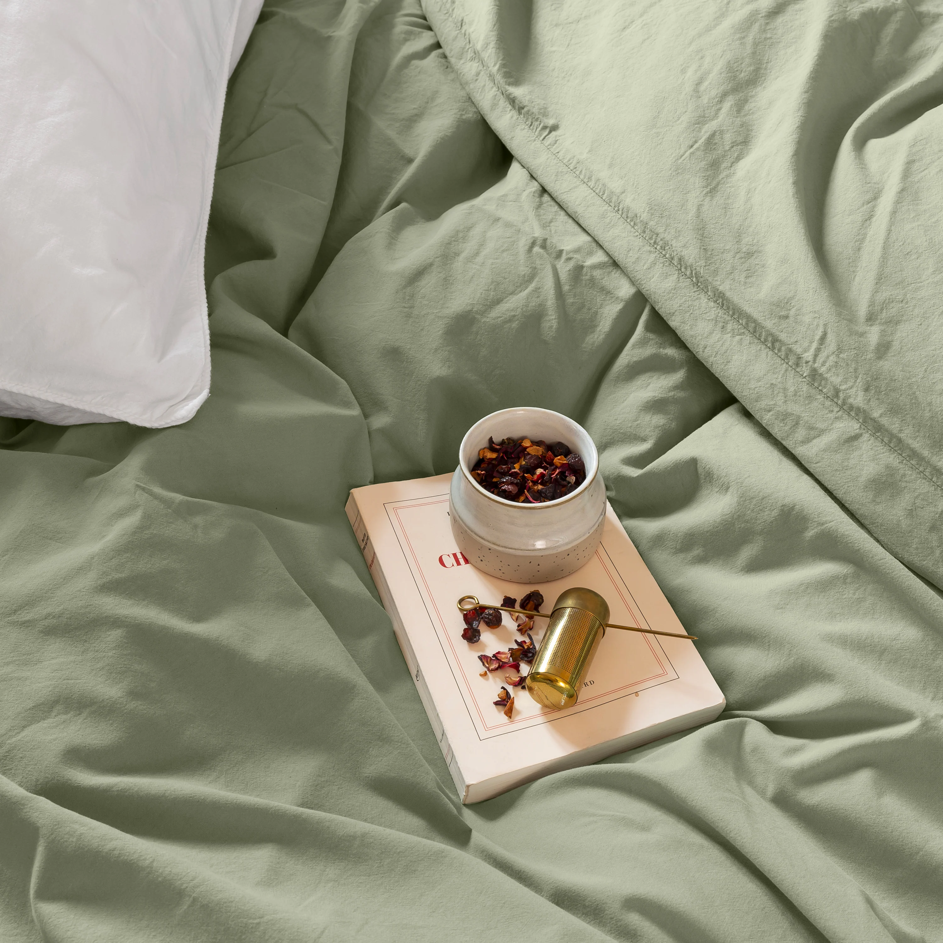Souffle Sheet Set - Sage - Image 2
