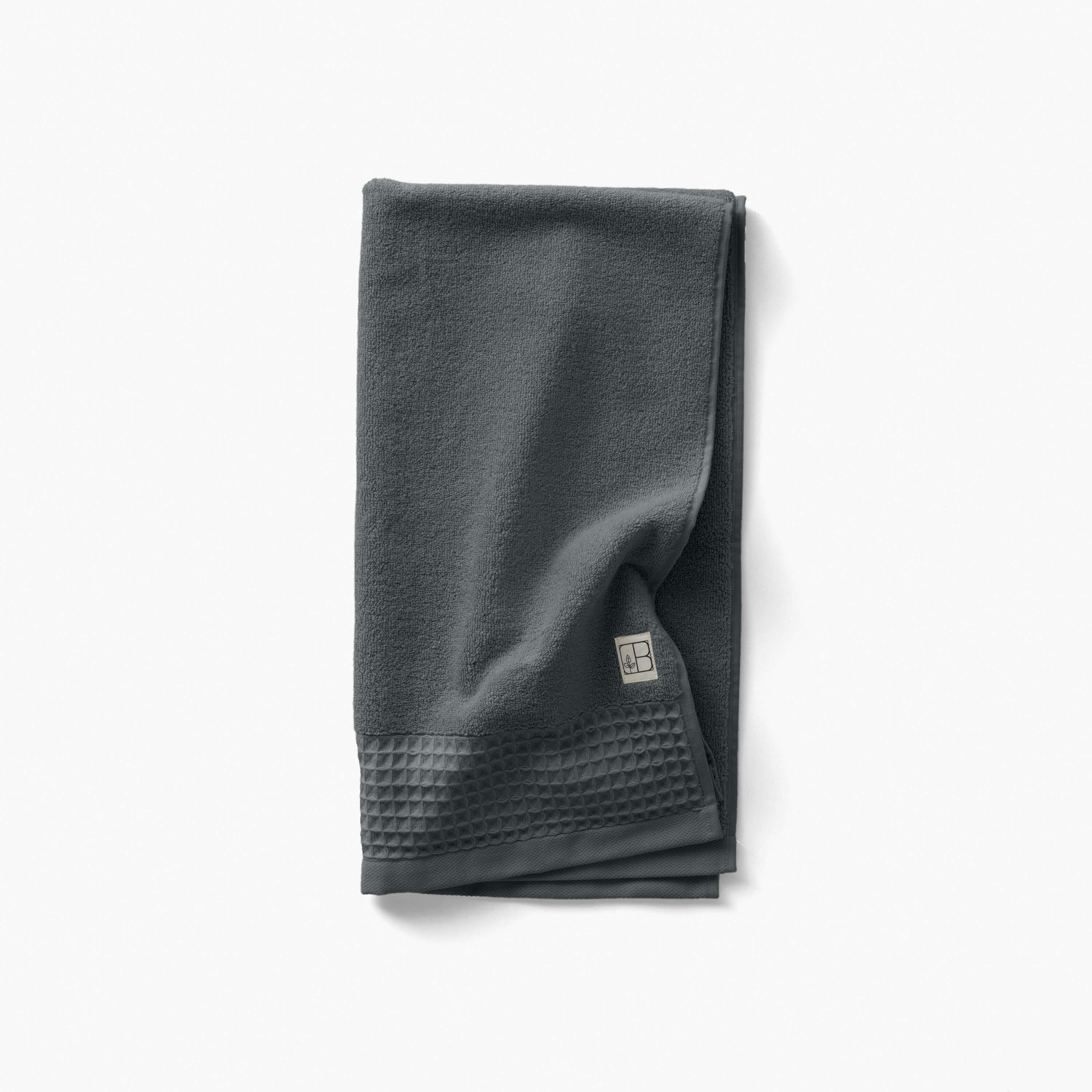 Source Organic Cotton Bath Towel - Charcoal - Image 4