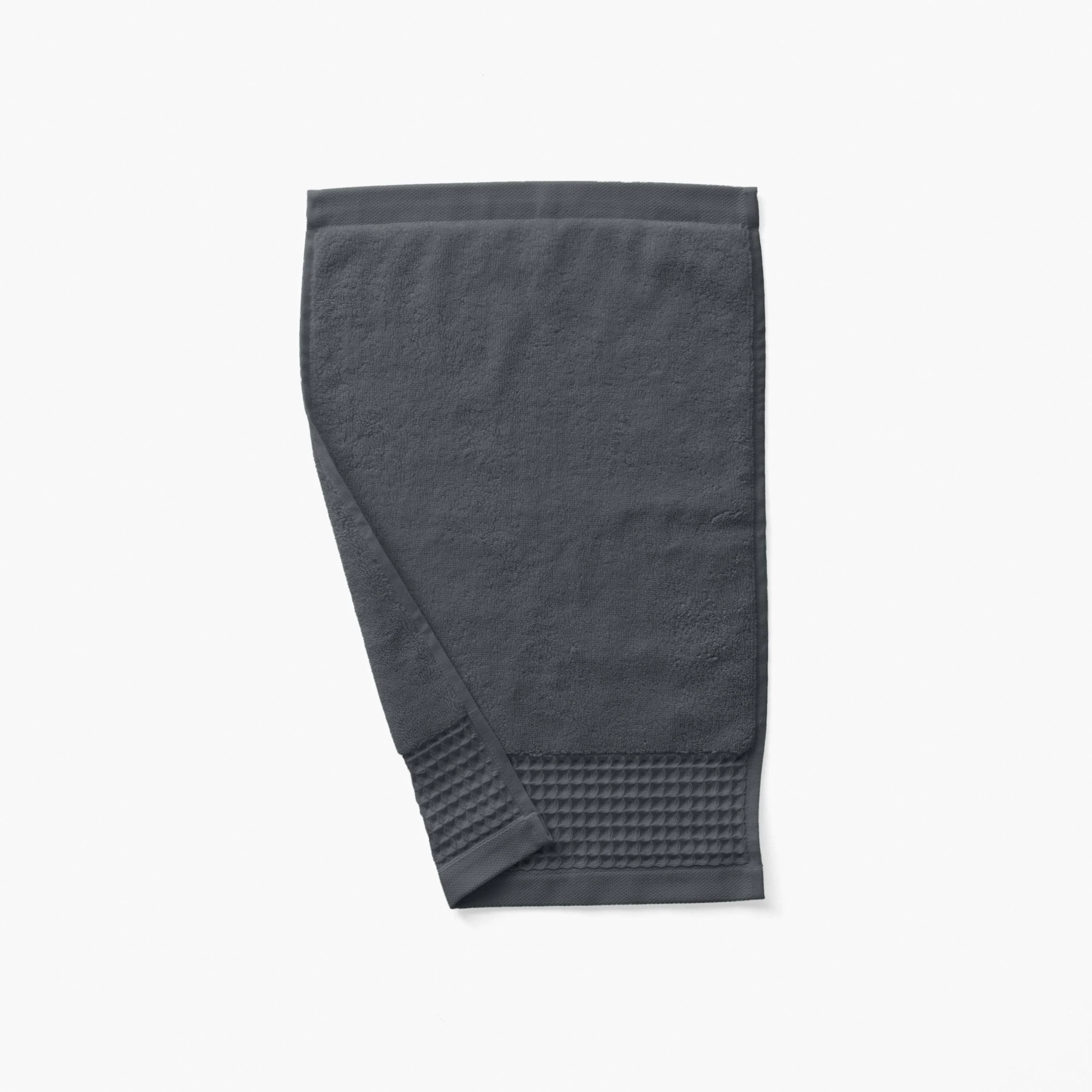 Source Organic Cotton Guest Towel - Charcoal